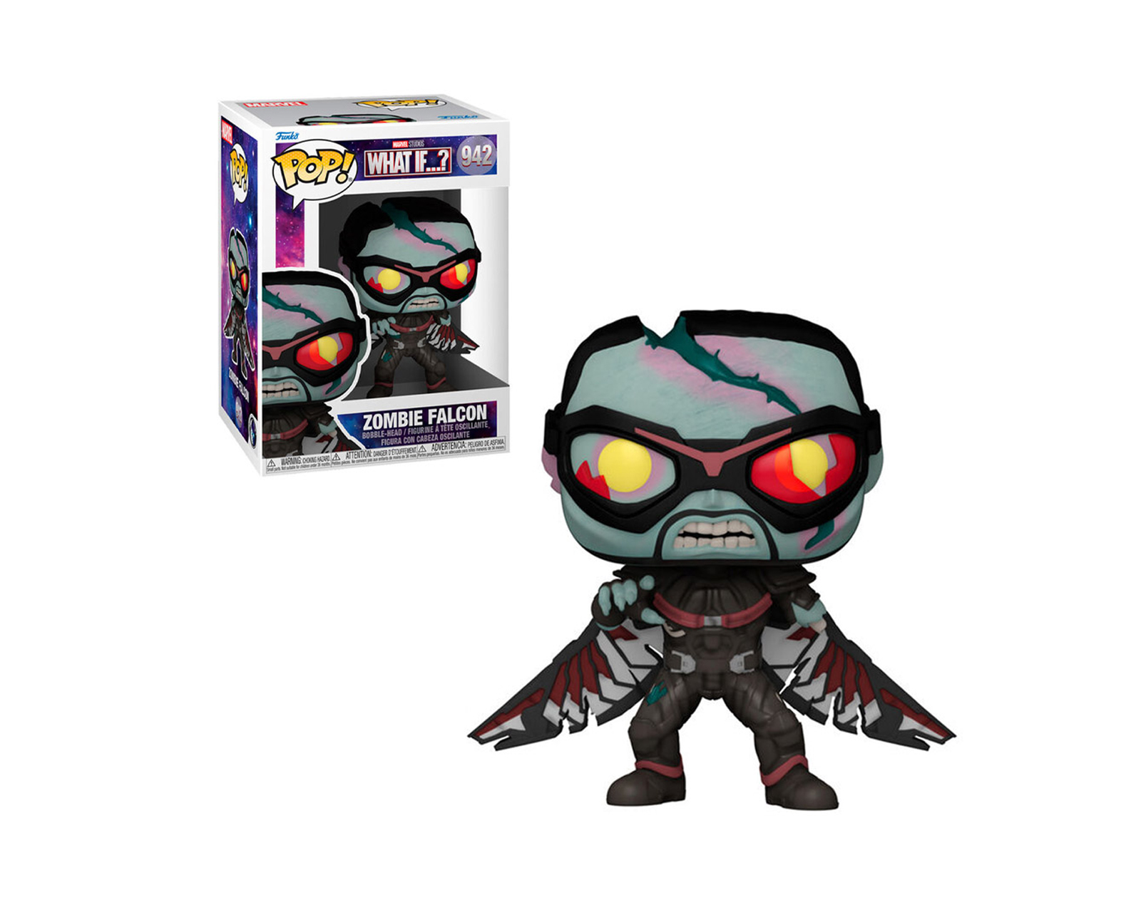 Foto 2 pulgar | Funko Pop Figura Zombie Falcon 942 What If