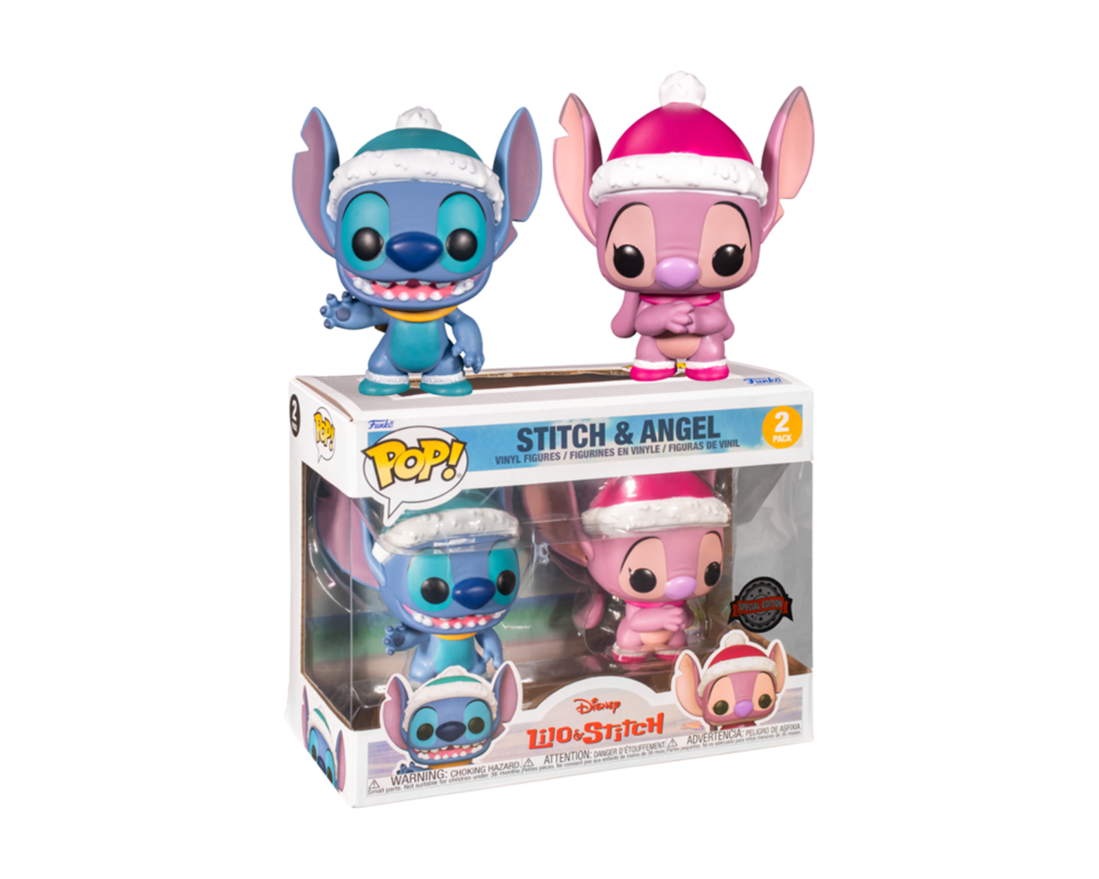 Foto 2 pulgar | Figura Funko Pop Stitch y Ángel de Disney