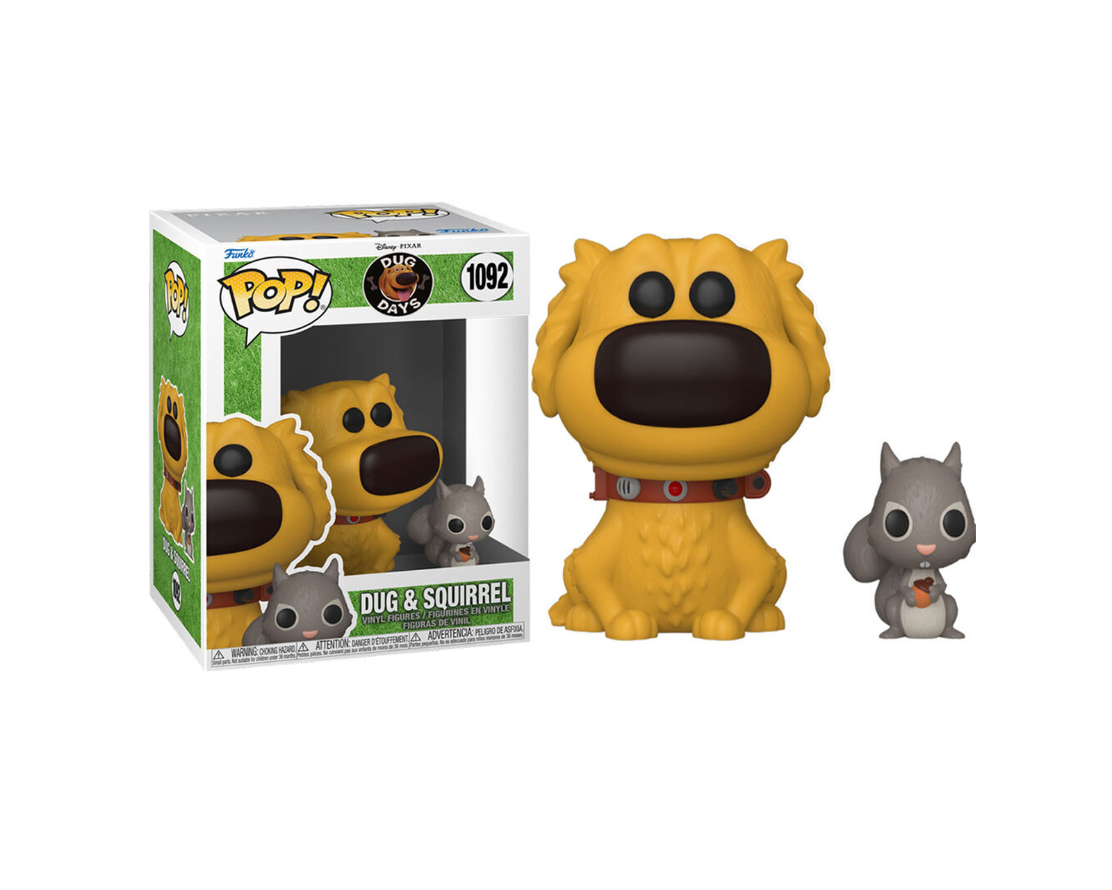 Figura Funko Pop de Dug y Ardilla 1092 La Vida de Dug