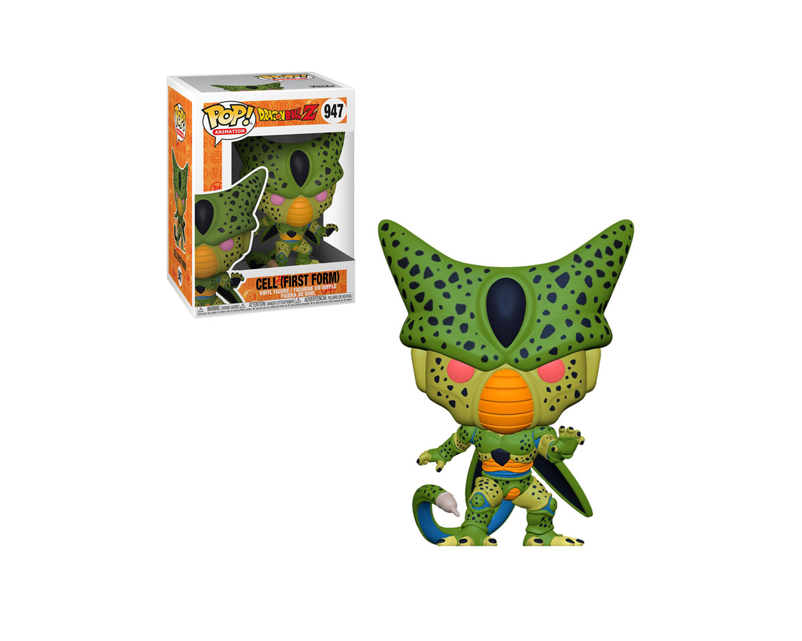 Foto 2 pulgar | Figura Cell Funko Pop 947 Primera Forma Dragon Ball Z