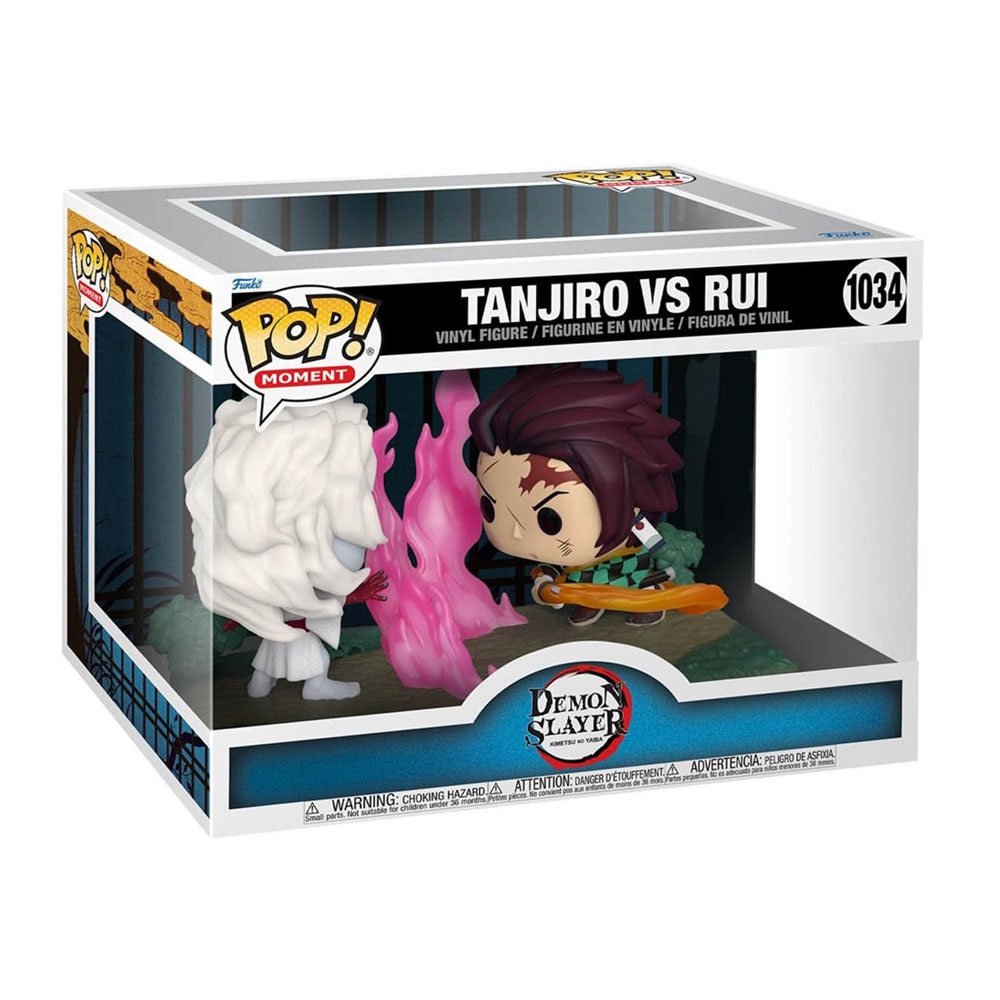 Foto 3 pulgar | Figura Funko Anime Moment Tanjiro Vs Rui 1034 Demon Slayer