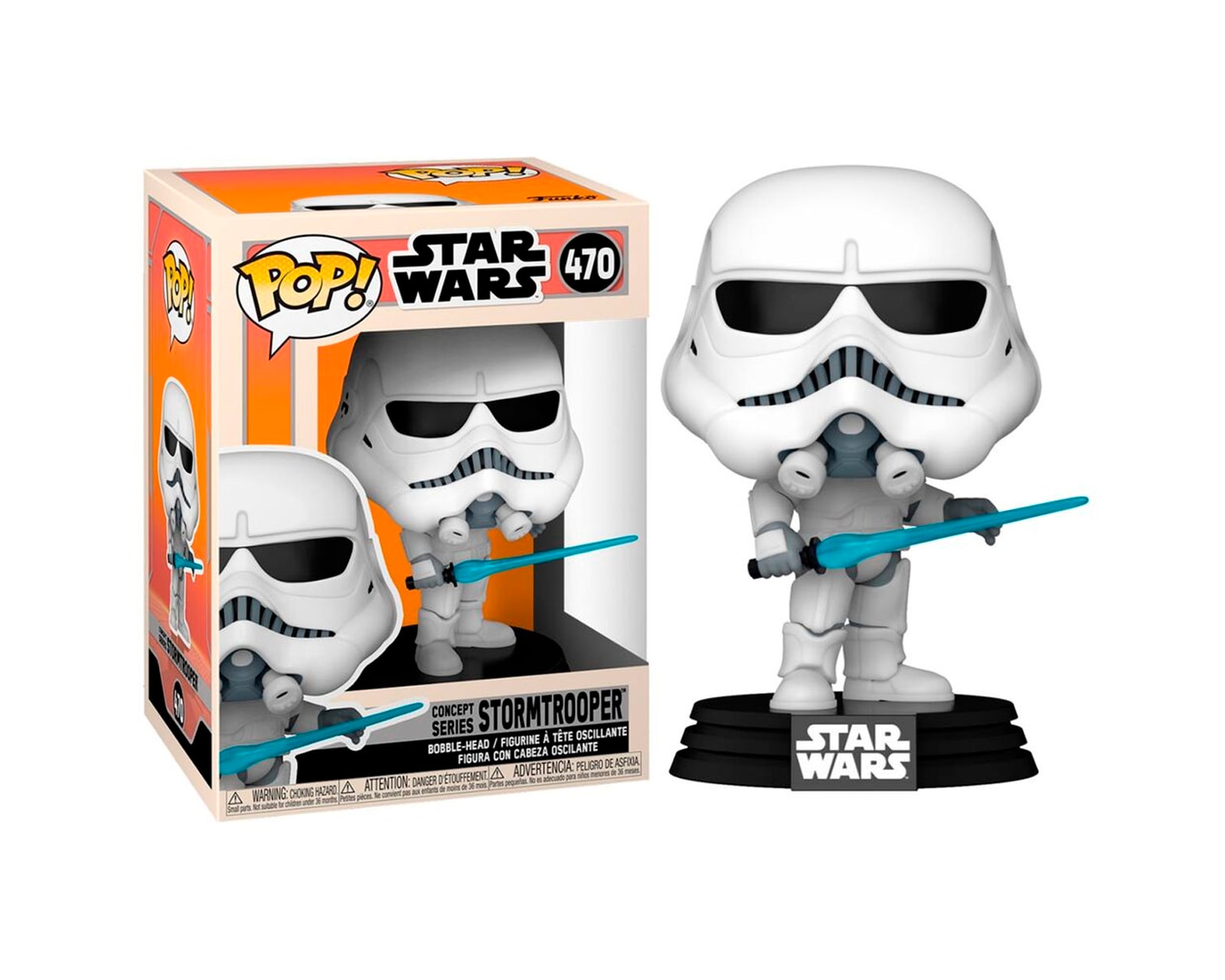 Figura Funko Pop Stormtrooper Concept Series 470 Star Wars $1,740