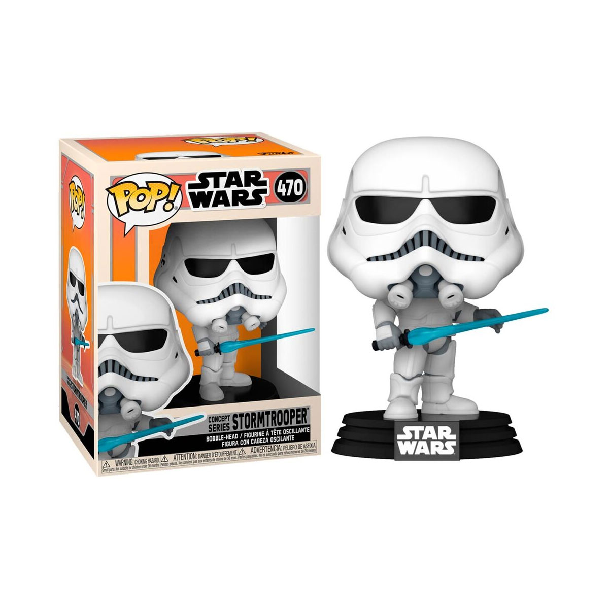 Foto 3 pulgar | Figura Funko Pop Stormtrooper Concept Series 470 Star Wars