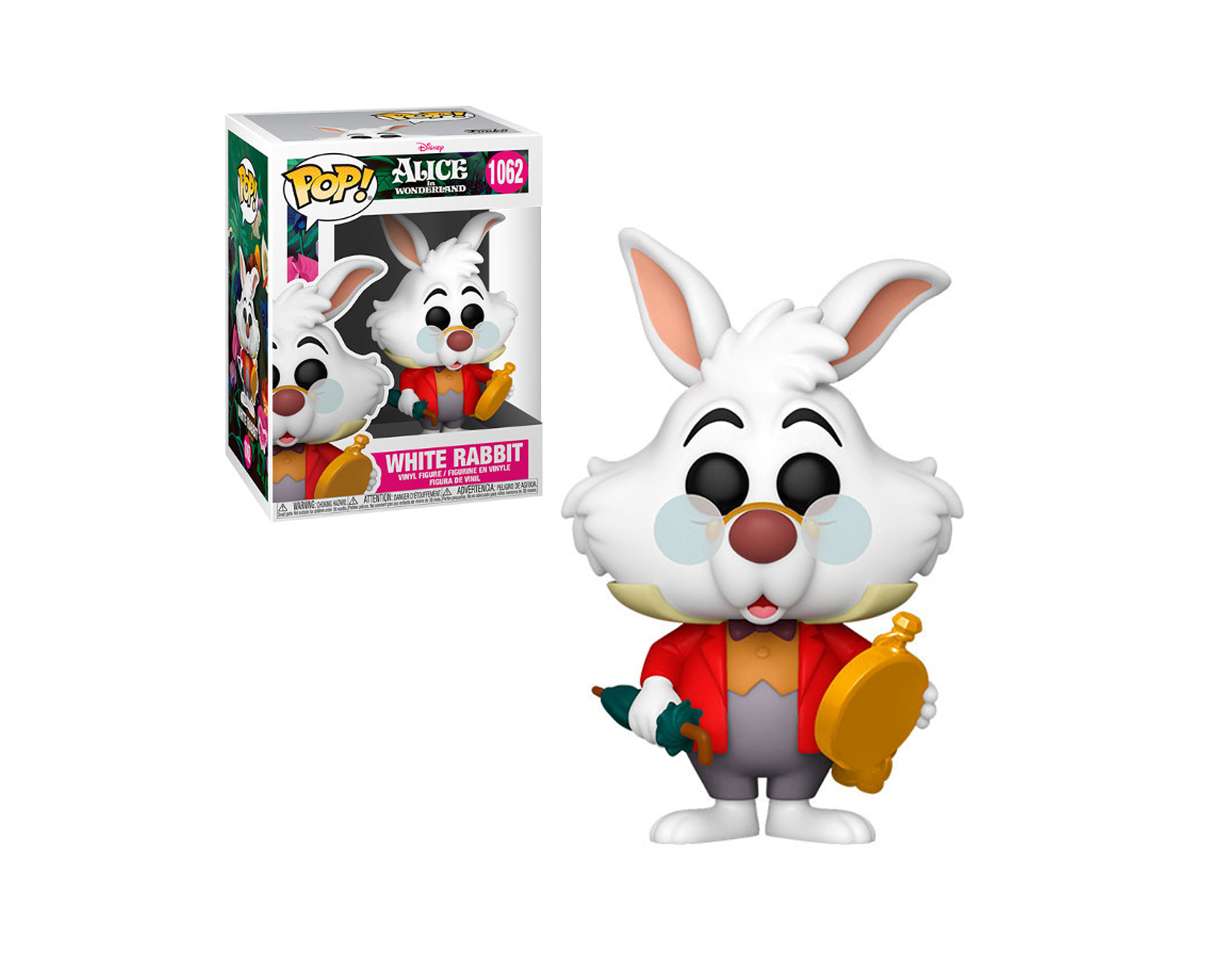 Figura Conejo Rabbit Blanco 1062 Alicia en el País de las Maravillas Funko Pop