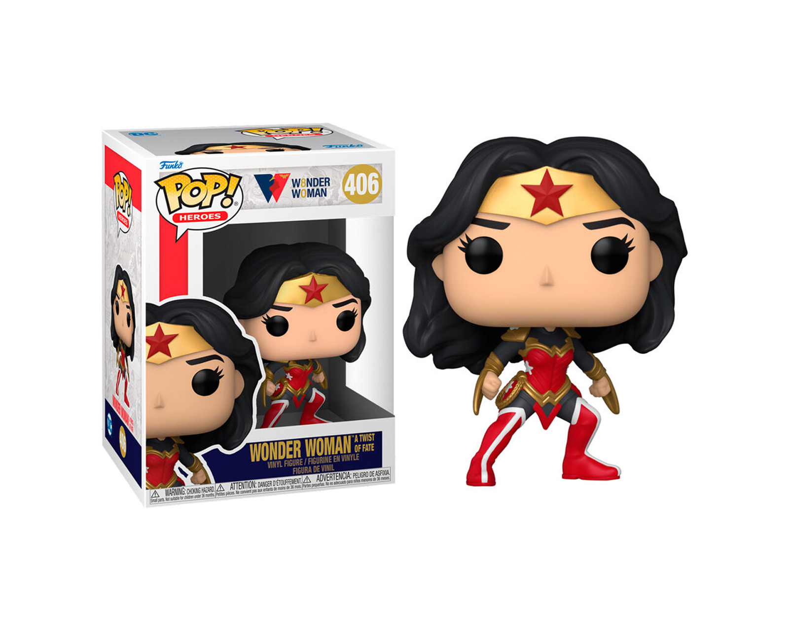 Foto 2 pulgar | Figura Mujer Maravilla Un Giro del Destino 406 Funko Pop DC Comics