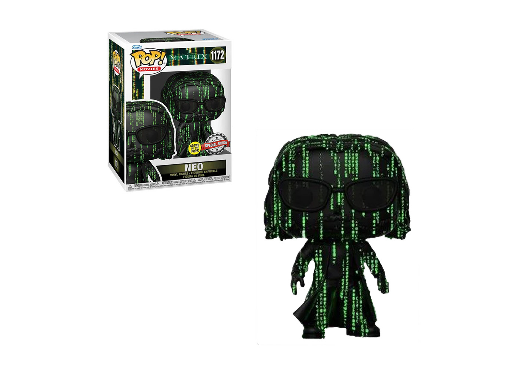 Foto 2 pulgar | Figura Funko Pop Neo 1172 Matrix Glows In The Dark