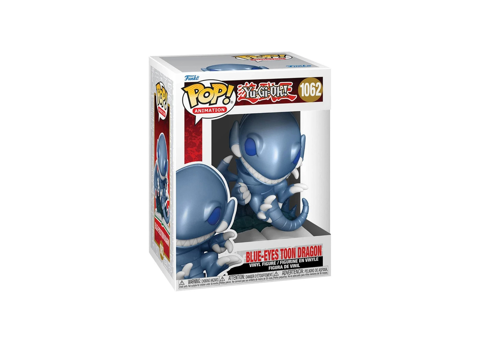 Foto 3 pulgar | Figura Funko Pop Dragon Ojos Azules Blue Eyes 1062 Yu Gi Oh