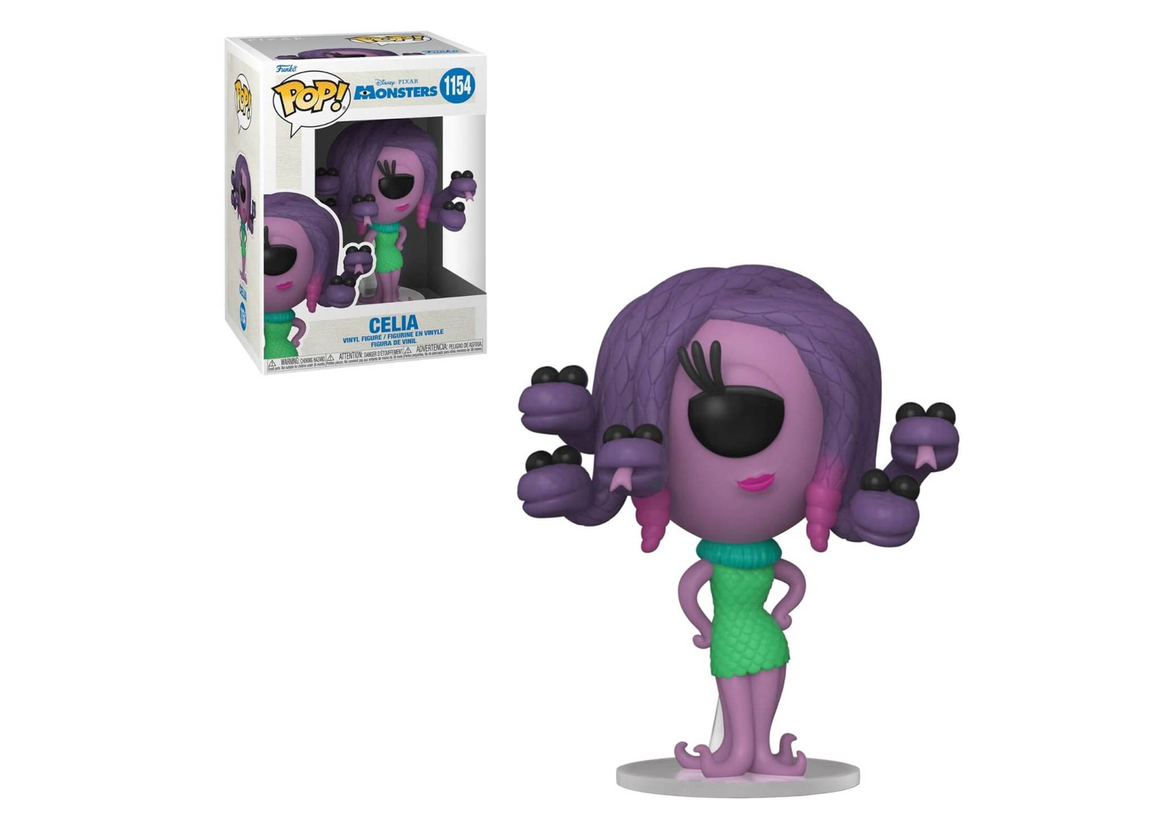 Foto 2 pulgar | Figura Funko Pop Celia 1154 Monsters Inc Disney Pixar