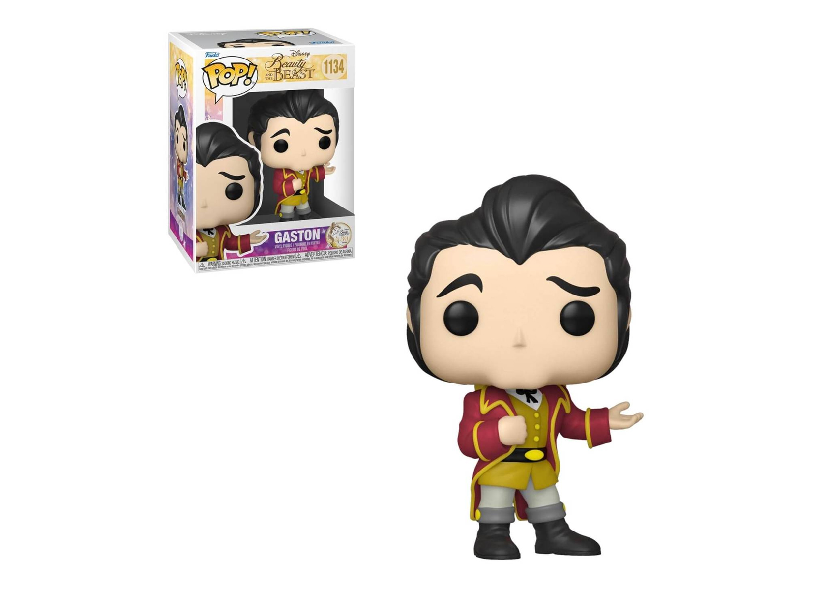 Foto 2 pulgar | Figura Funko Pop Gaston 1134 La Bella y La Bestia