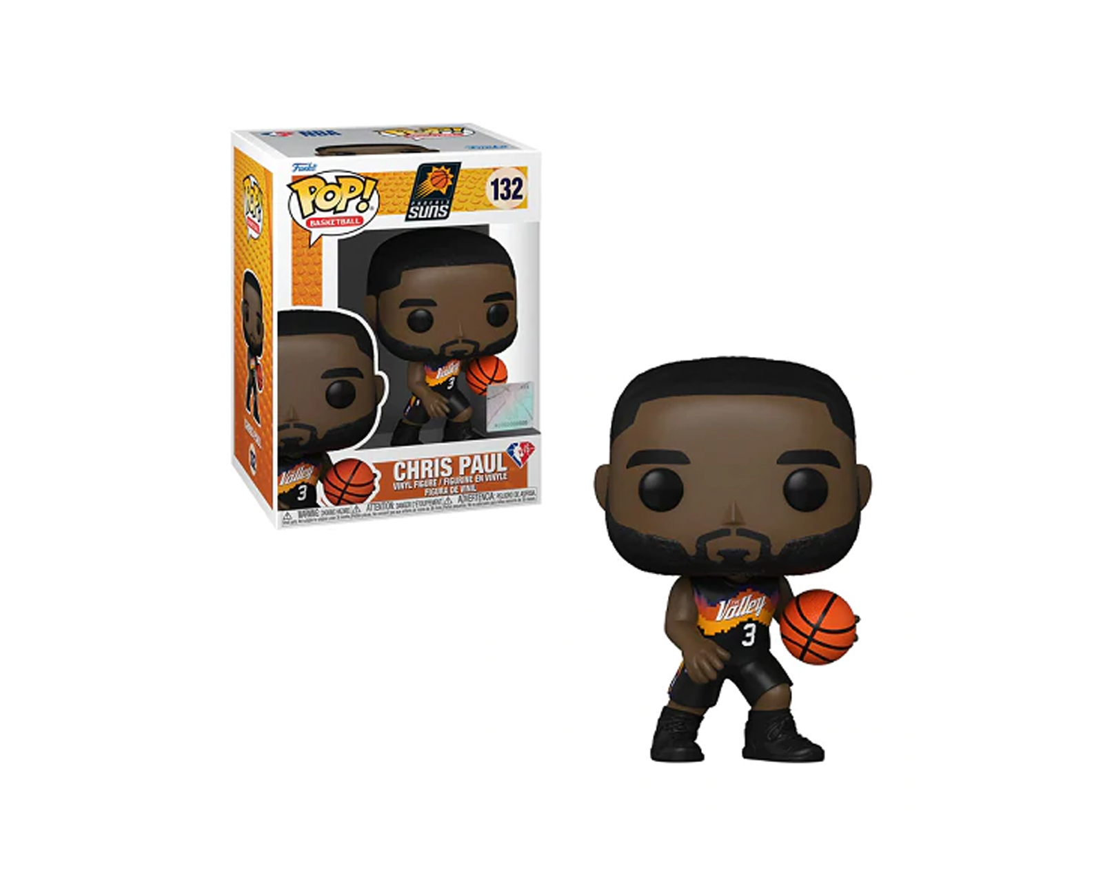 Foto 2 pulgar | Funko Pop Figura Chris Paul 132 Phoenix Suns