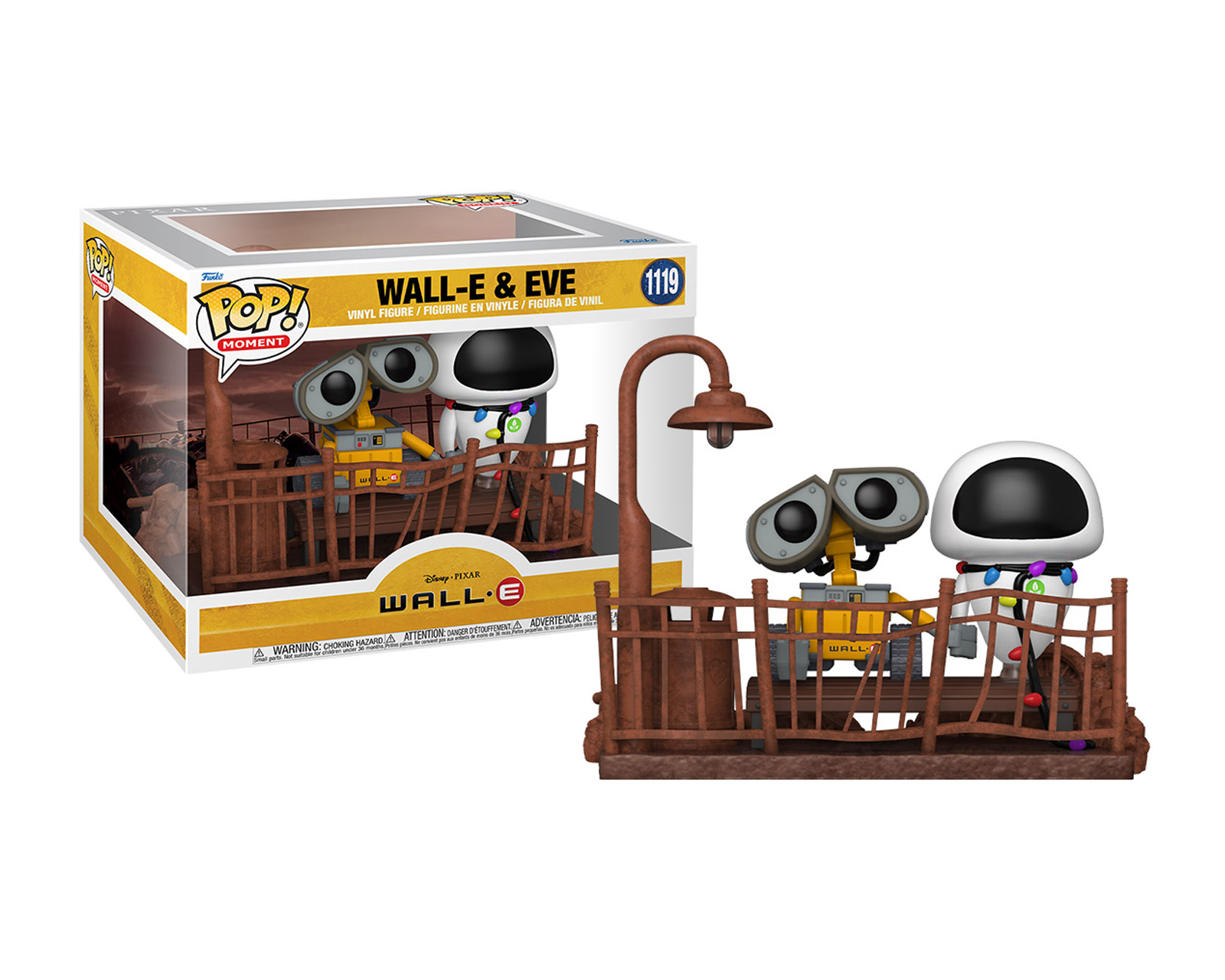 Foto 2 pulgar | Figura Funko Pop Walle y Eve 1119 Wall-e