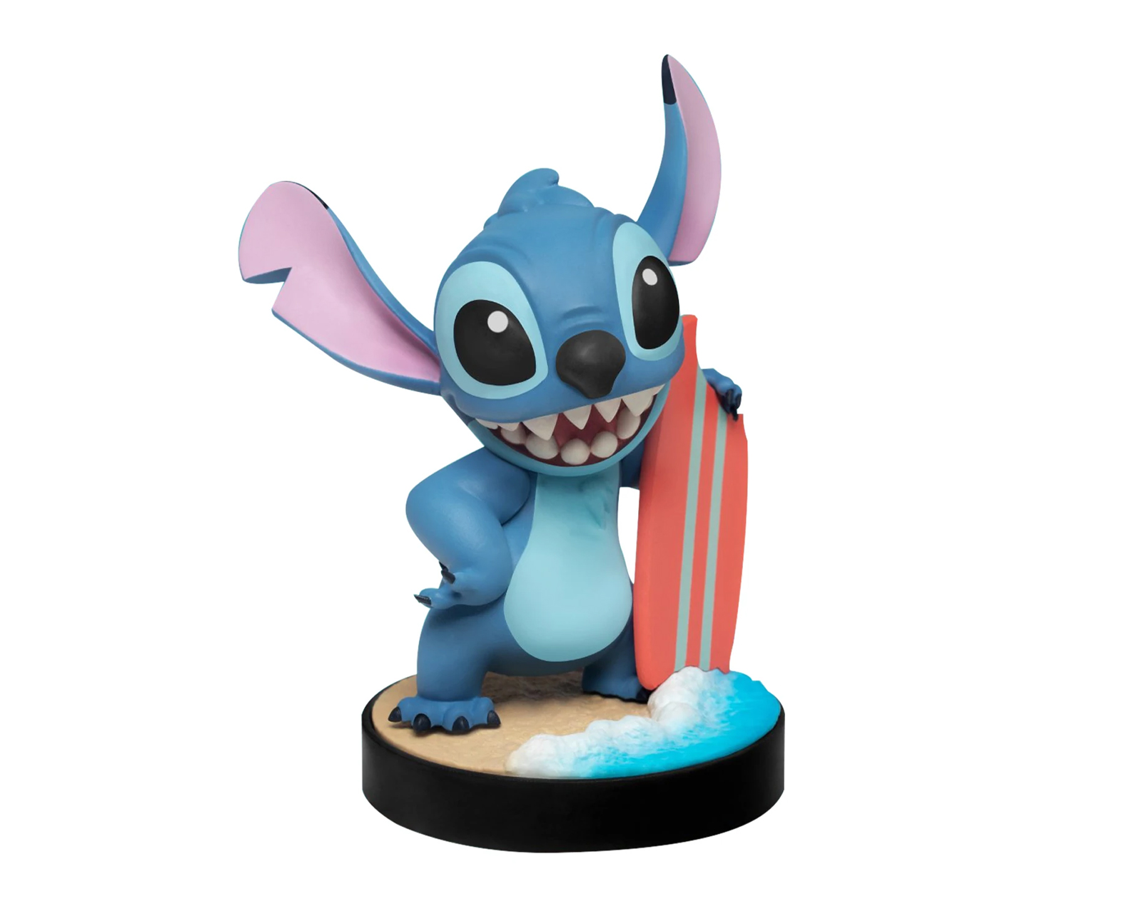 Foto 2 pulgar | Figura Surfer Stitch Mini Egg Attack Beast Kingdom Disney