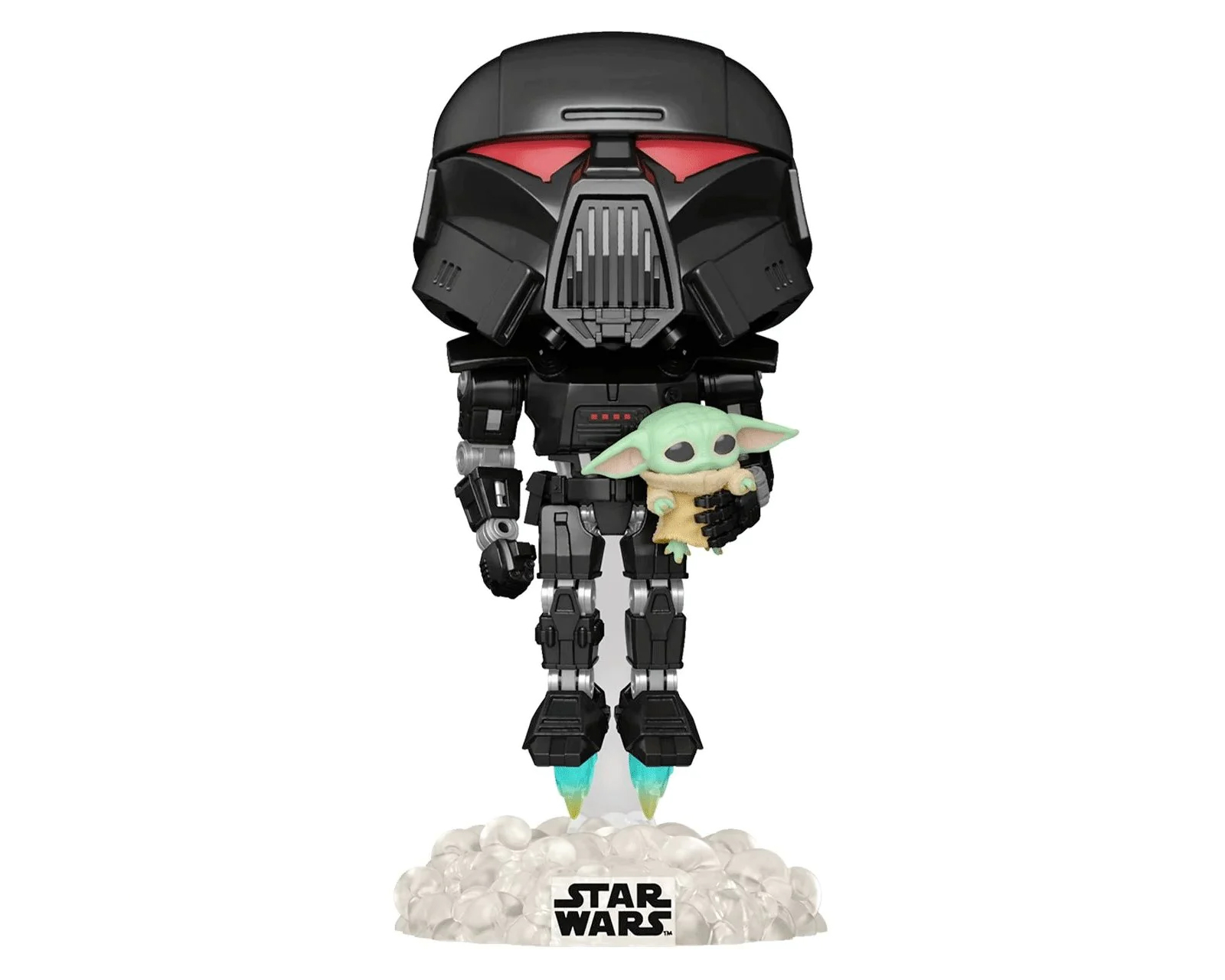 Foto 2 pulgar | Figura Funko Pop Dark Trooper con Grogu 488 Star Wars