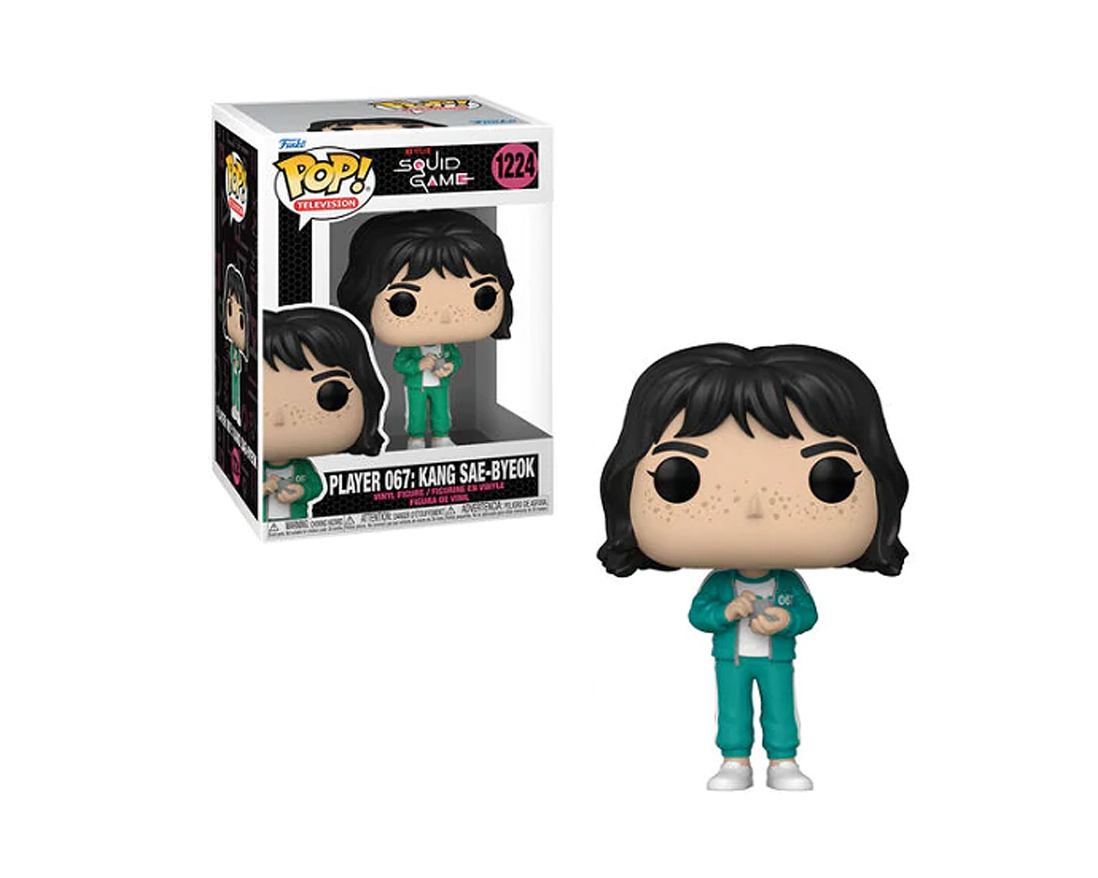 Funko Pop Figura de Jugador 067 Kang Sae-byeok 1224 Juego del Calamar