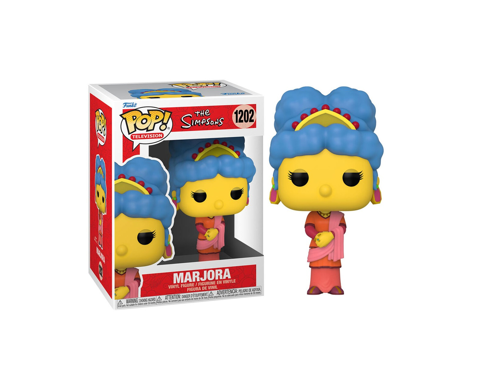 Foto 2 pulgar | Figura de Funko Pop Marjora Marge 1202 Los Simpsons