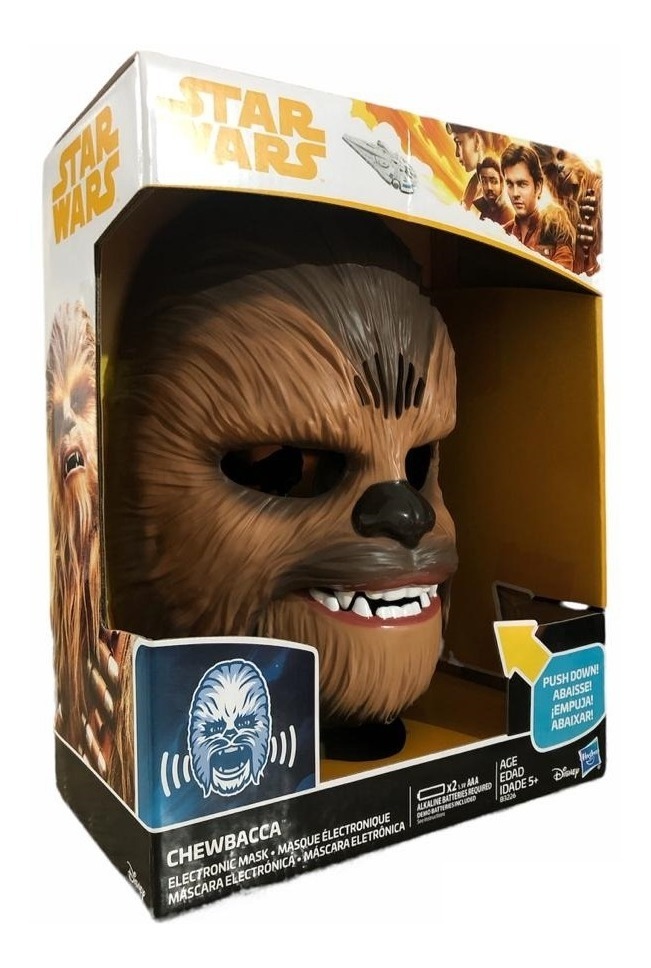 Chewbacca Mascara Electrónica con Sonidos Star Wars Hasbro