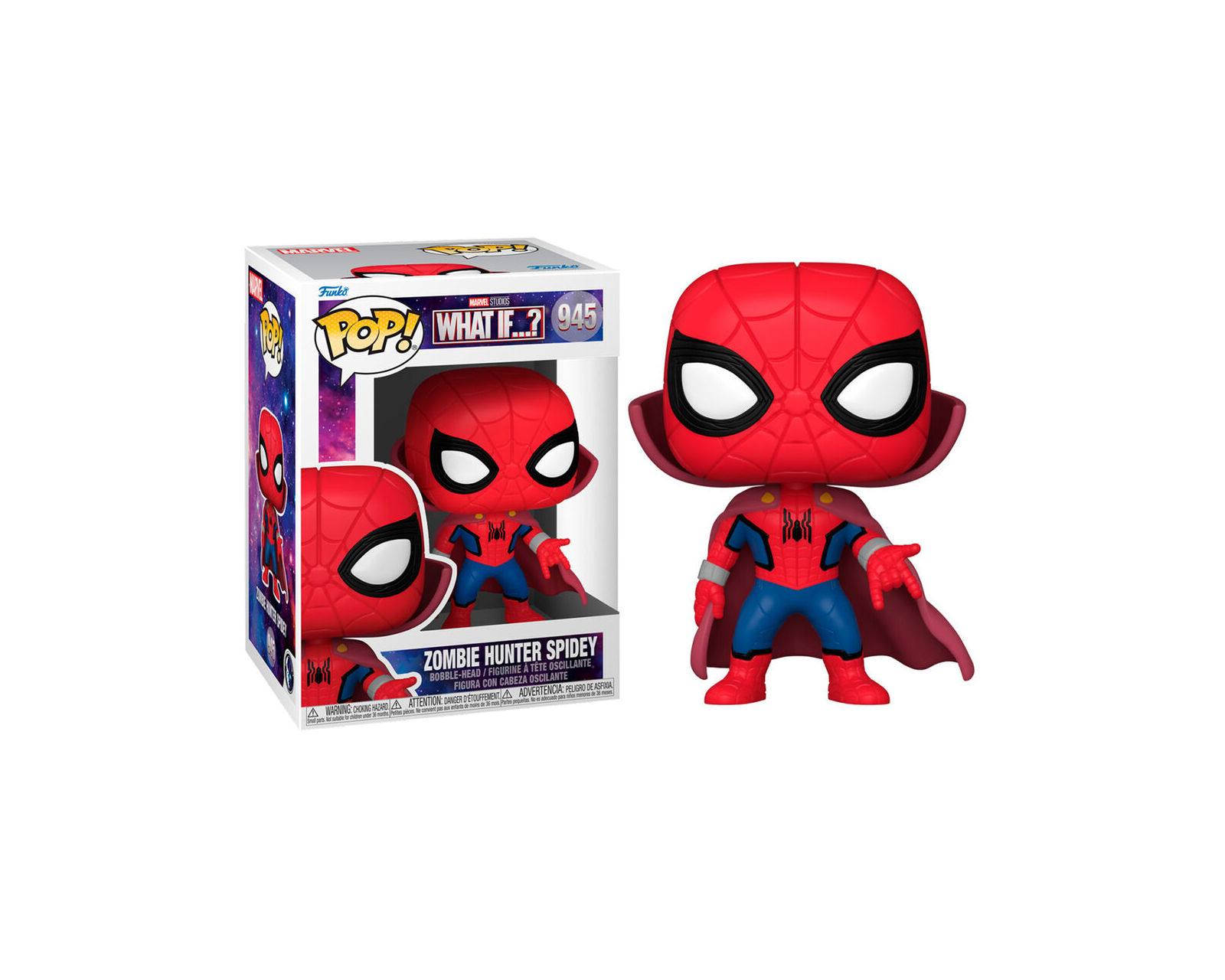 Foto 2 pulgar | Funko Pop Spider Man Cazador De Zombies 945 What If