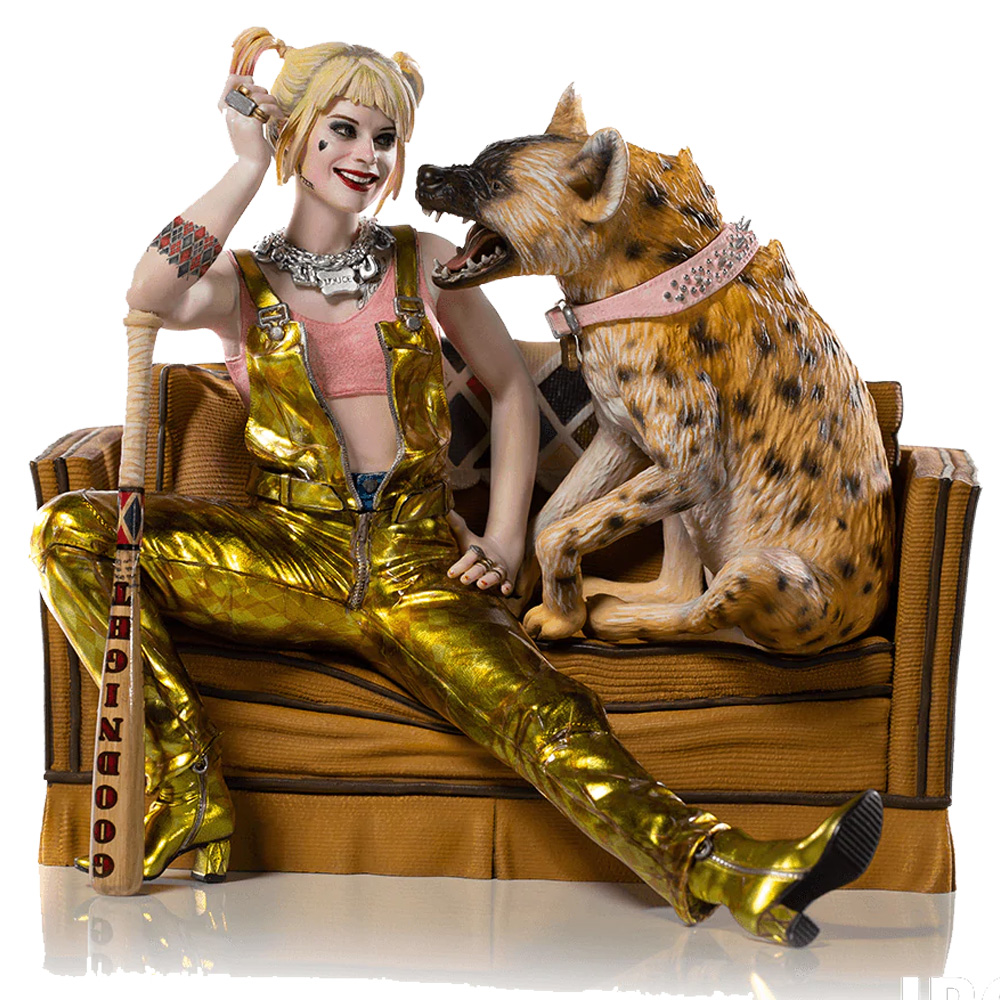 Harley Quinn & Bruce Deluxe Bds Art Escala 1:10 Iron Studios