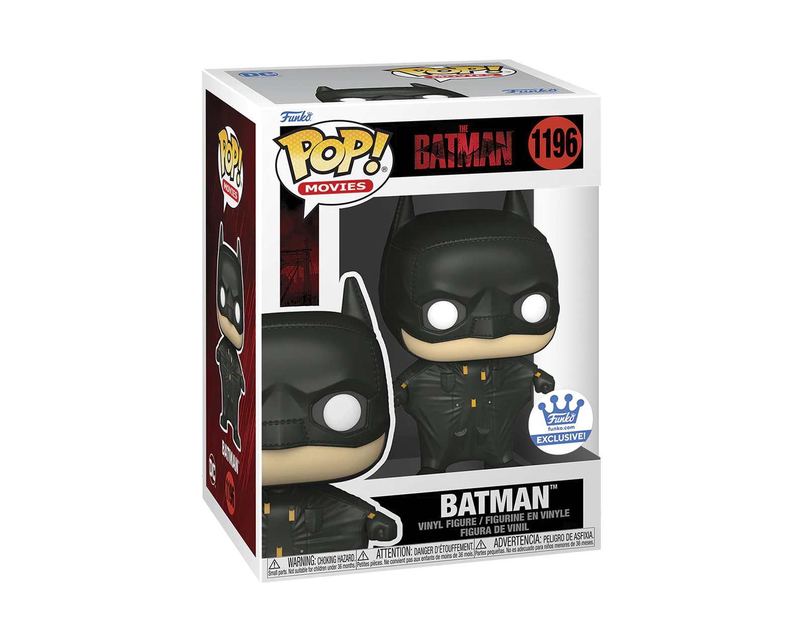 Foto 3 pulgar | Figura Batman Película 1196 Funko Pop Exclusivo DC Comics