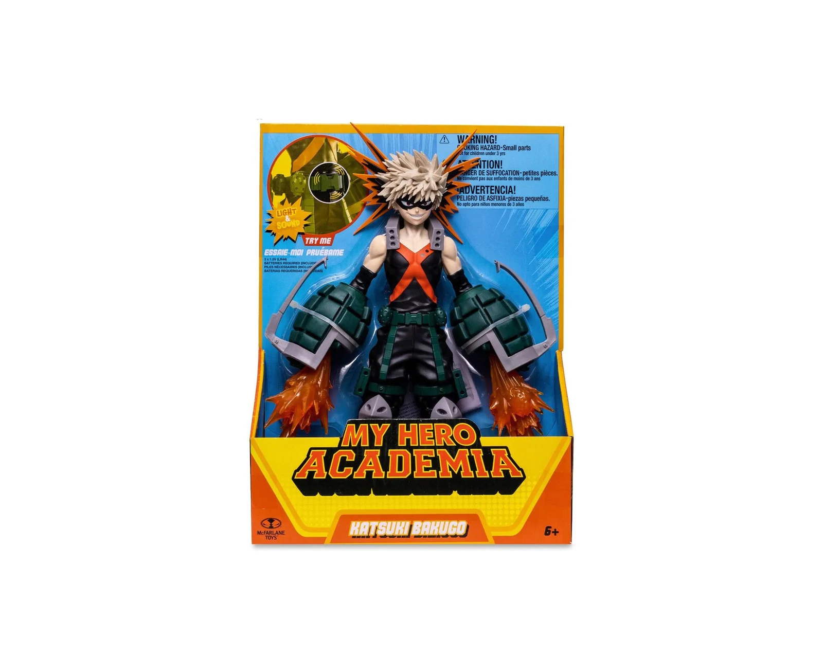 Foto 3 pulgar | Figura Bakugo con Luz Y Sonido My Hero Academia Mcfarlane