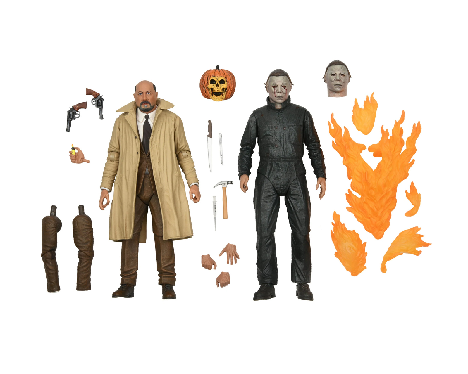 Foto 3 pulgar | Figuras Neca Halloween Ultimate Michael Myers y Dr Loomis
