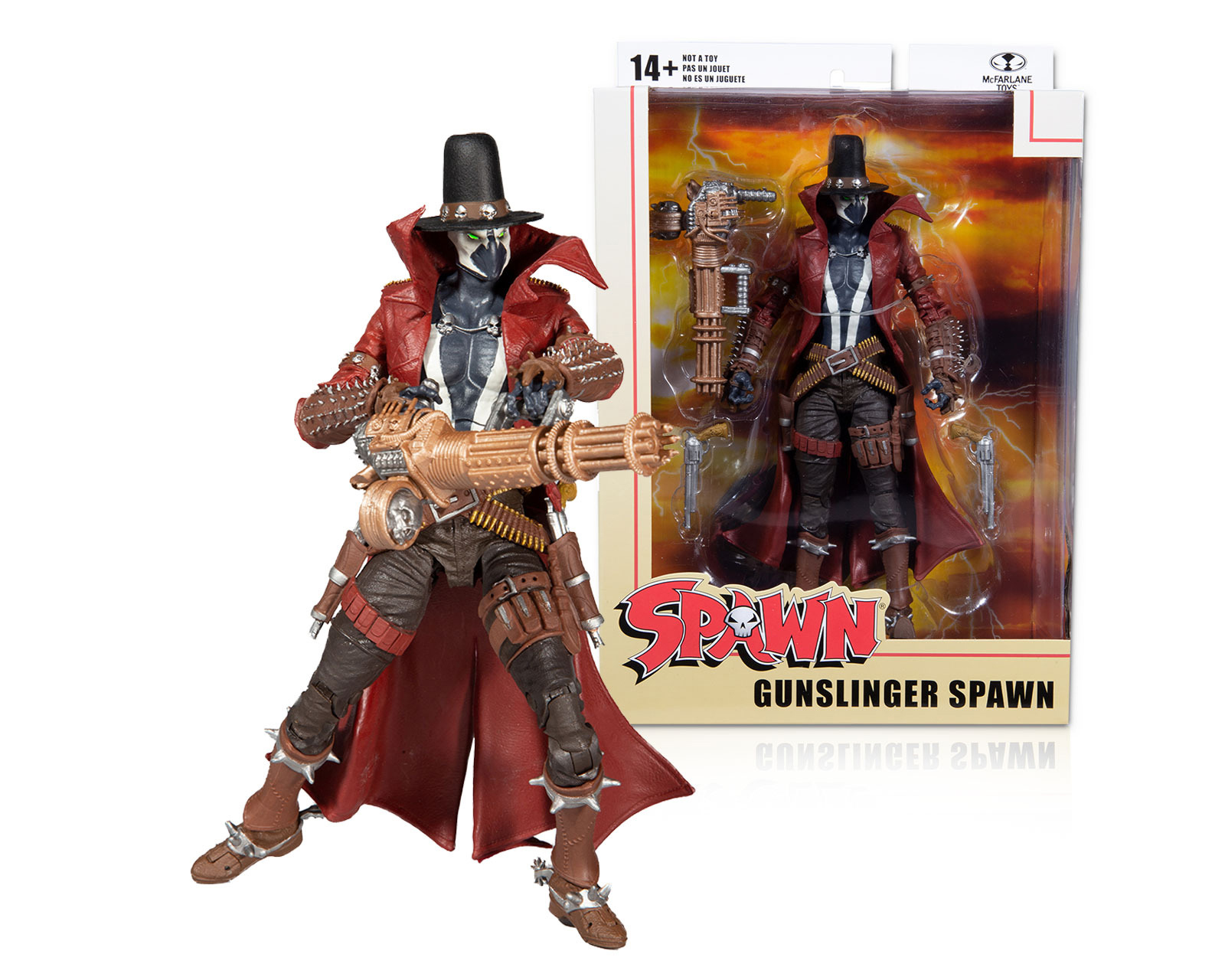 Foto 4 pulgar | Figura Gunslinger Spawn Mcfarlane Toys F-0017