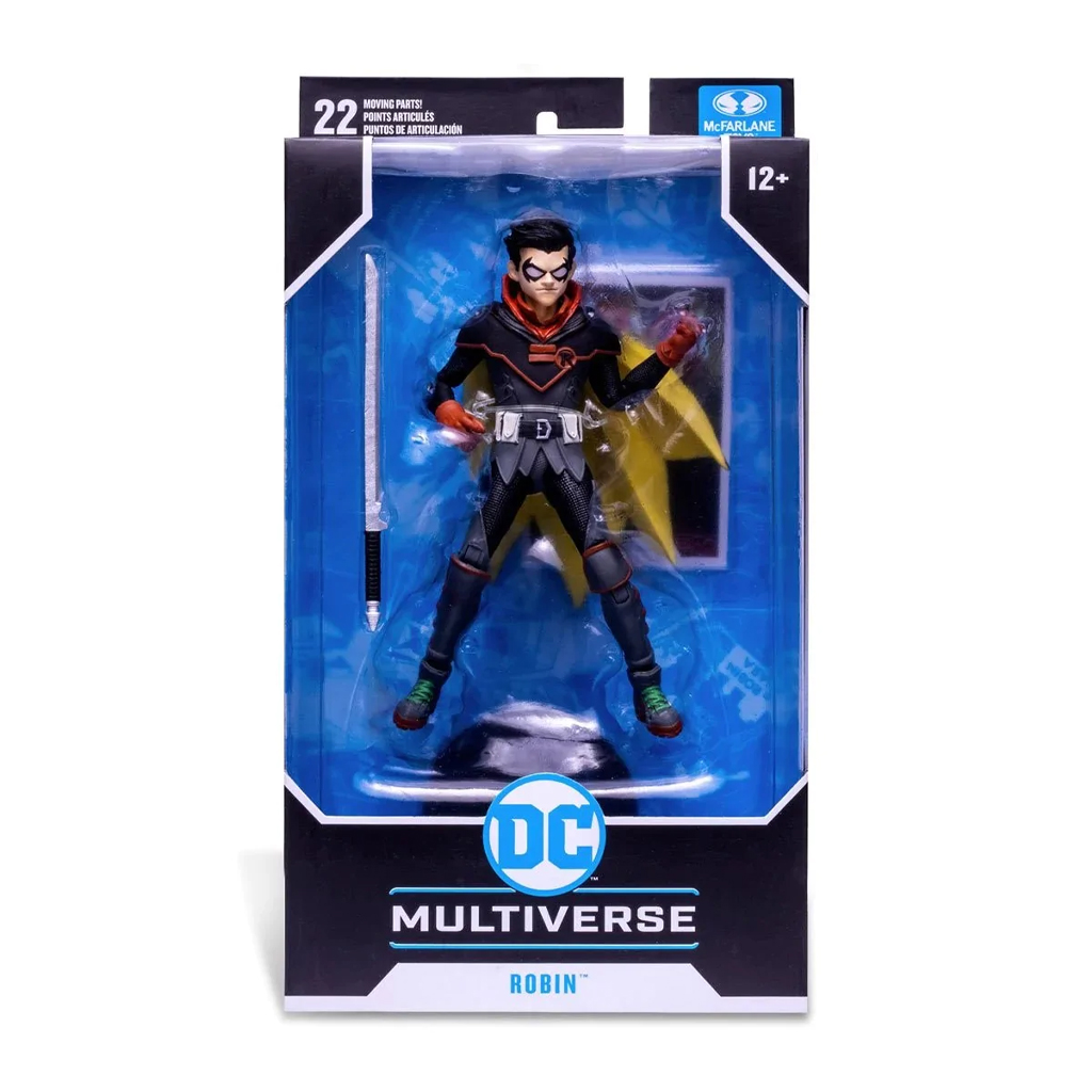 Foto 4 pulgar | Figura Damián Wayne Dc Multiverse Mcfarlane Toys Robin