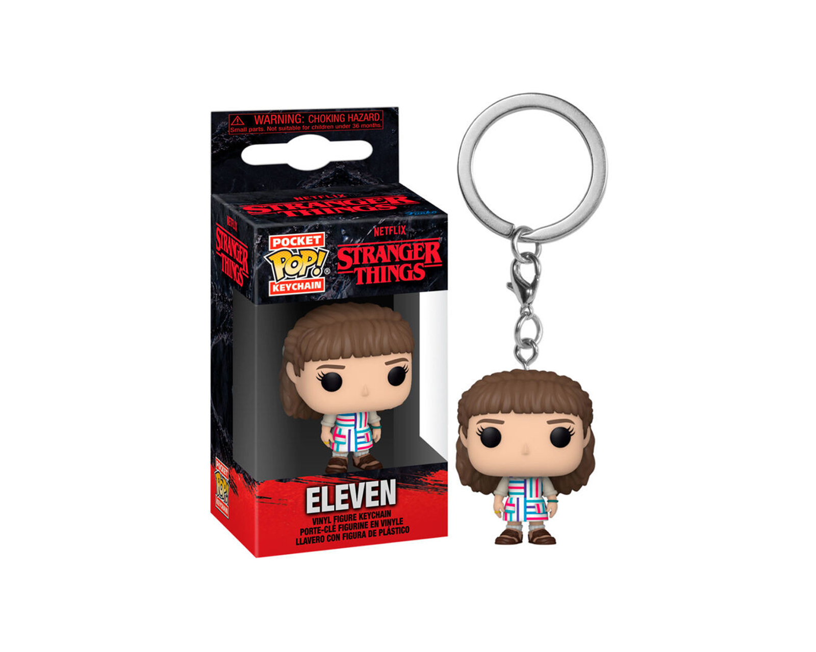 Foto 2 pulgar | Llavero Funko  Eleven Stranger Things Keychain Pocket Pop