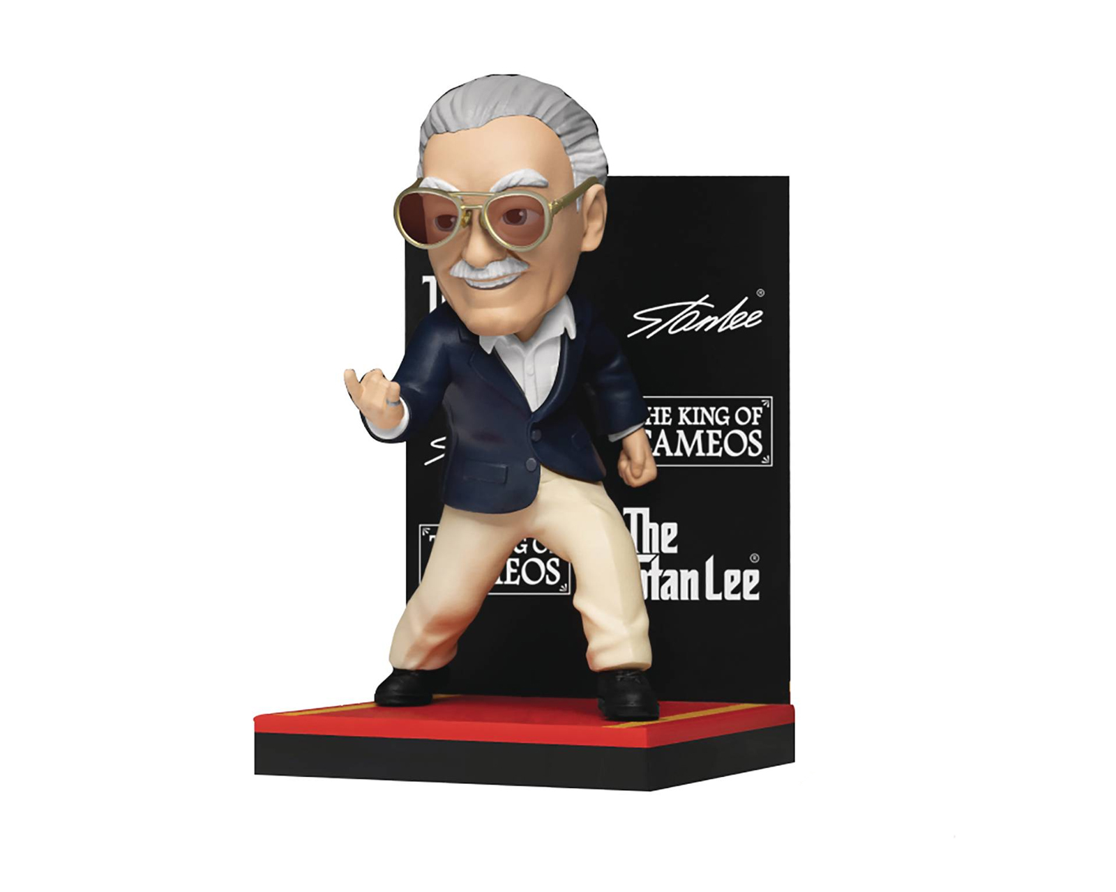 Foto 2 pulgar | Figura Banpresto Stan Lee The Red Carpet Beast Kingdom Marvel Mini Egg