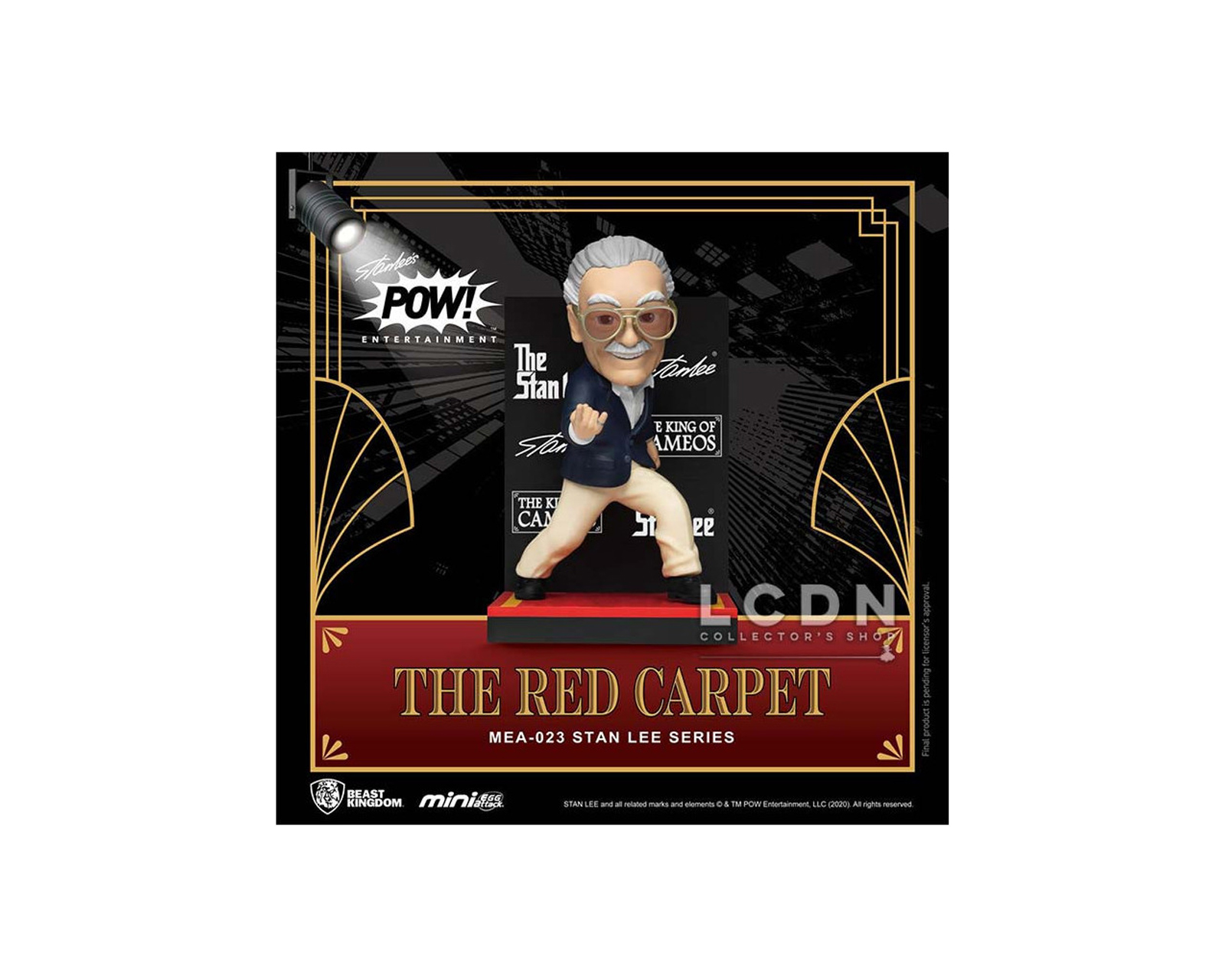 Foto 3 pulgar | Figura Banpresto Stan Lee The Red Carpet Beast Kingdom Marvel Mini Egg