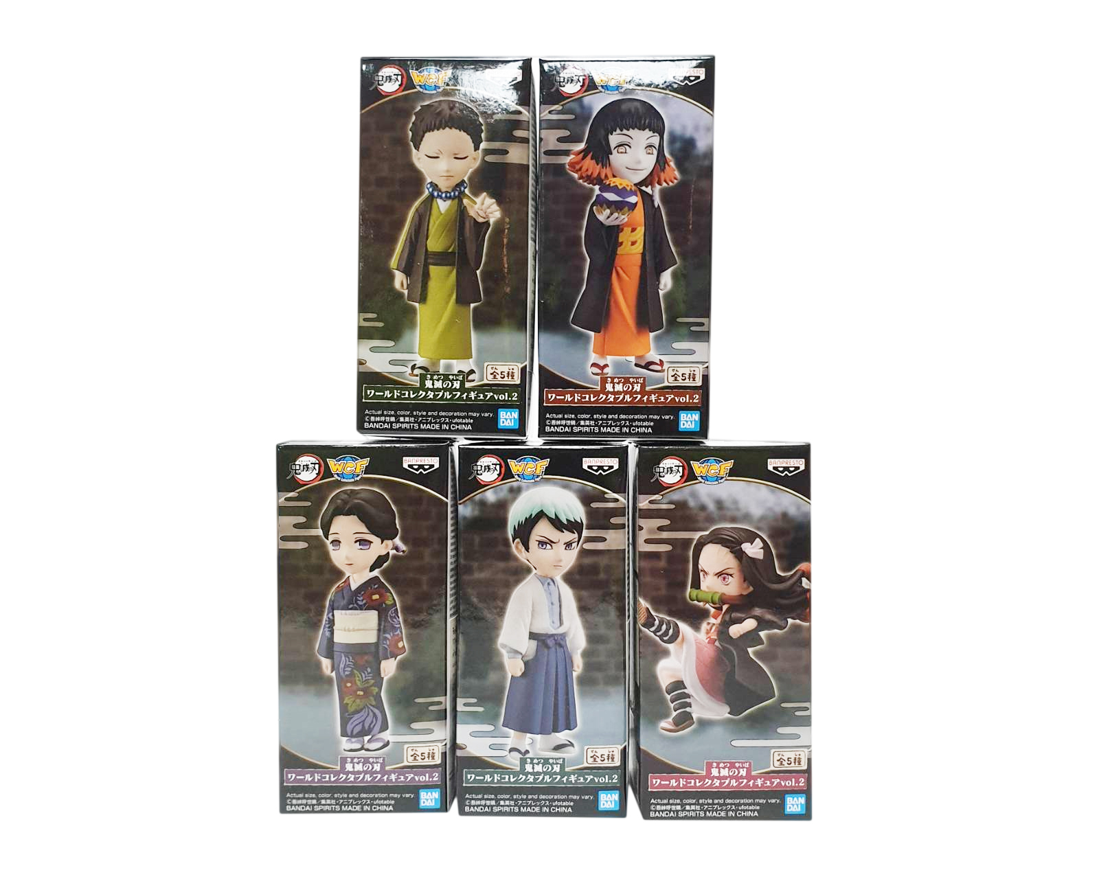 Foto 3 pulgar | Mini Figuras Sorpresa De Demon Slayer Banpresto Wcf