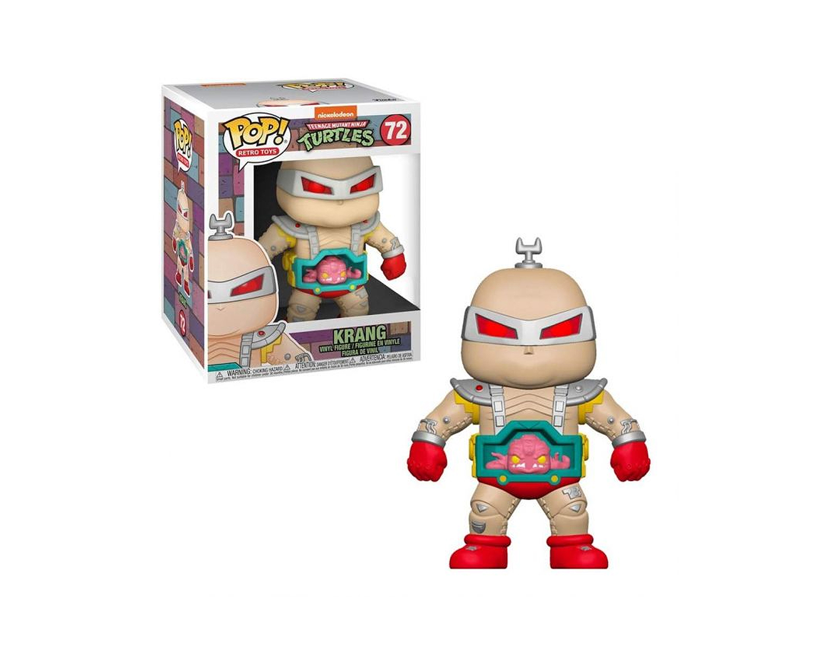 Foto 2 pulgar | Figura Krang 72 Tortugas Ninja Funko Pop 6 Pulgadas