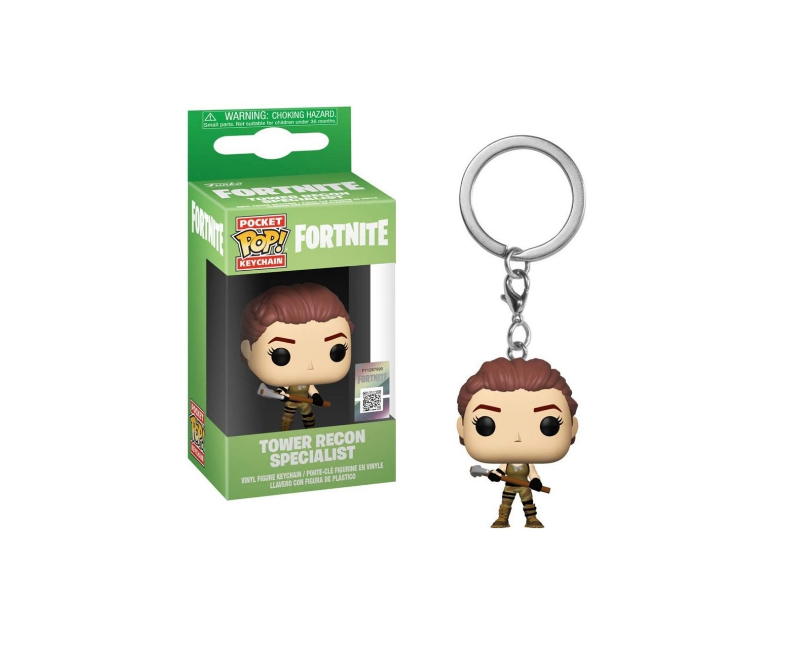 Foto 2 pulgar | Llavero Funko Tower Recon Specialist Fortnite Pocket Pop! Keychain