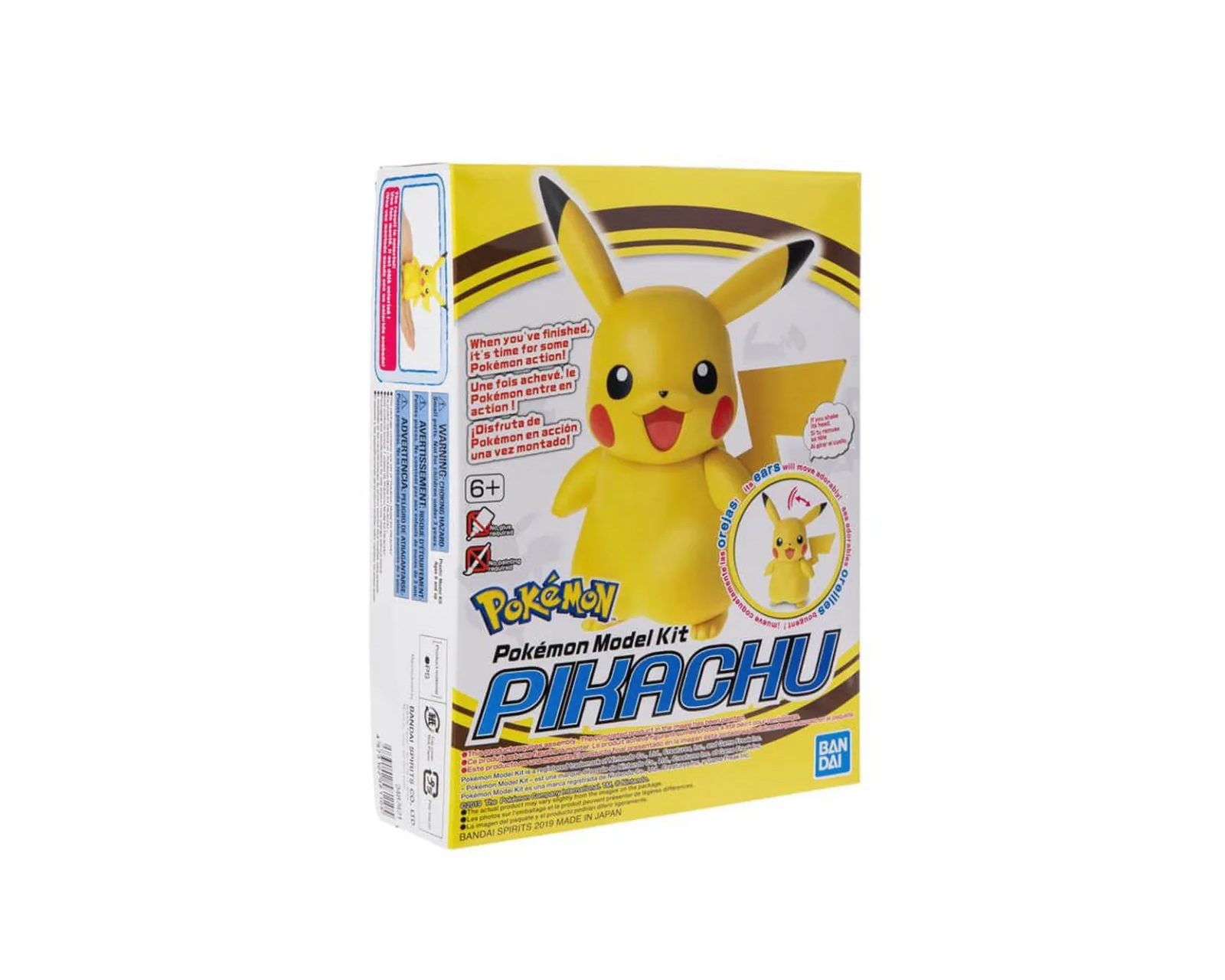 Foto 3 pulgar | Figura Pikachu Pokemon Model Kit Bandai Hobby