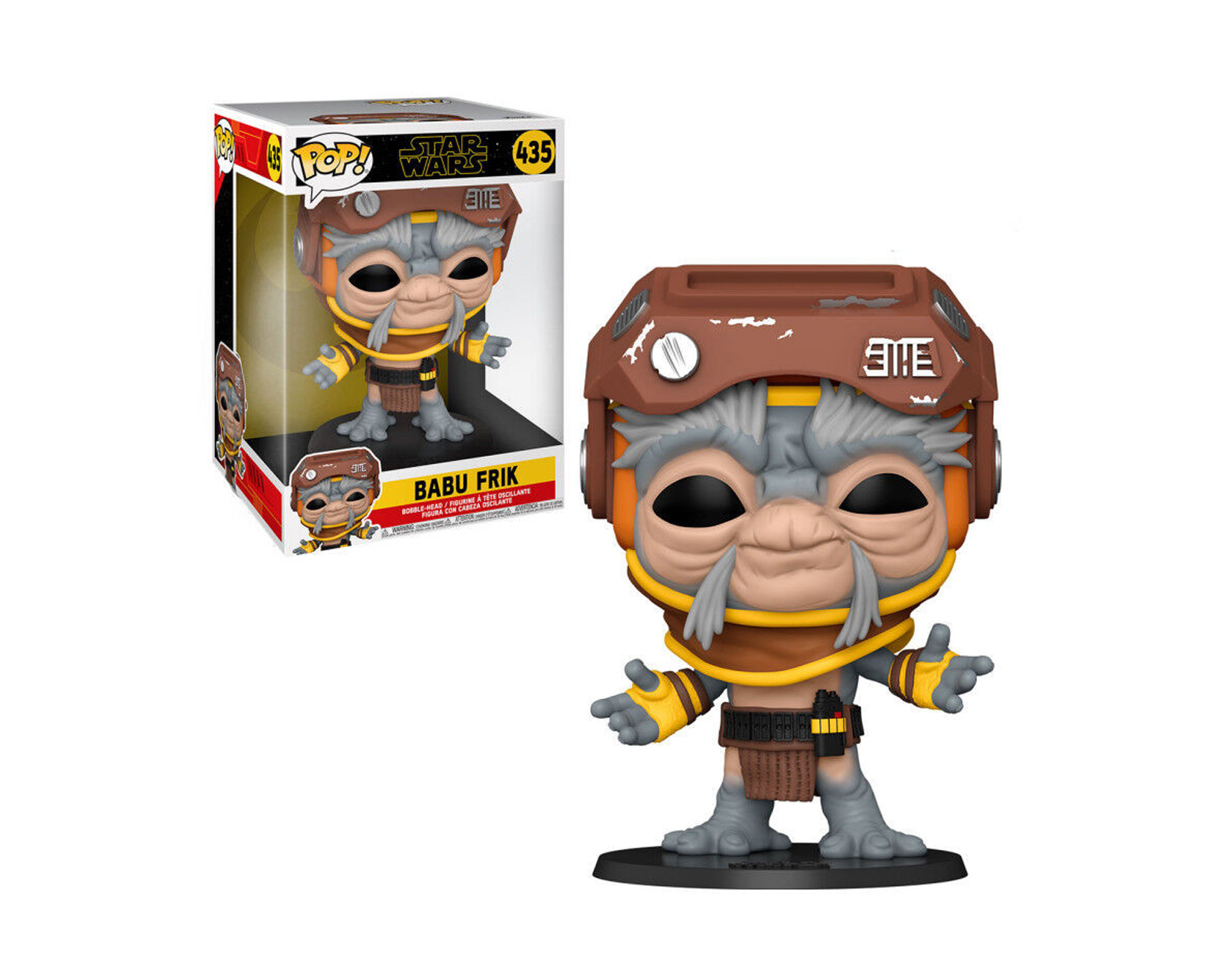 Figura Funko Pop Babu Frik 435 Star Wars 10 Pulgadas