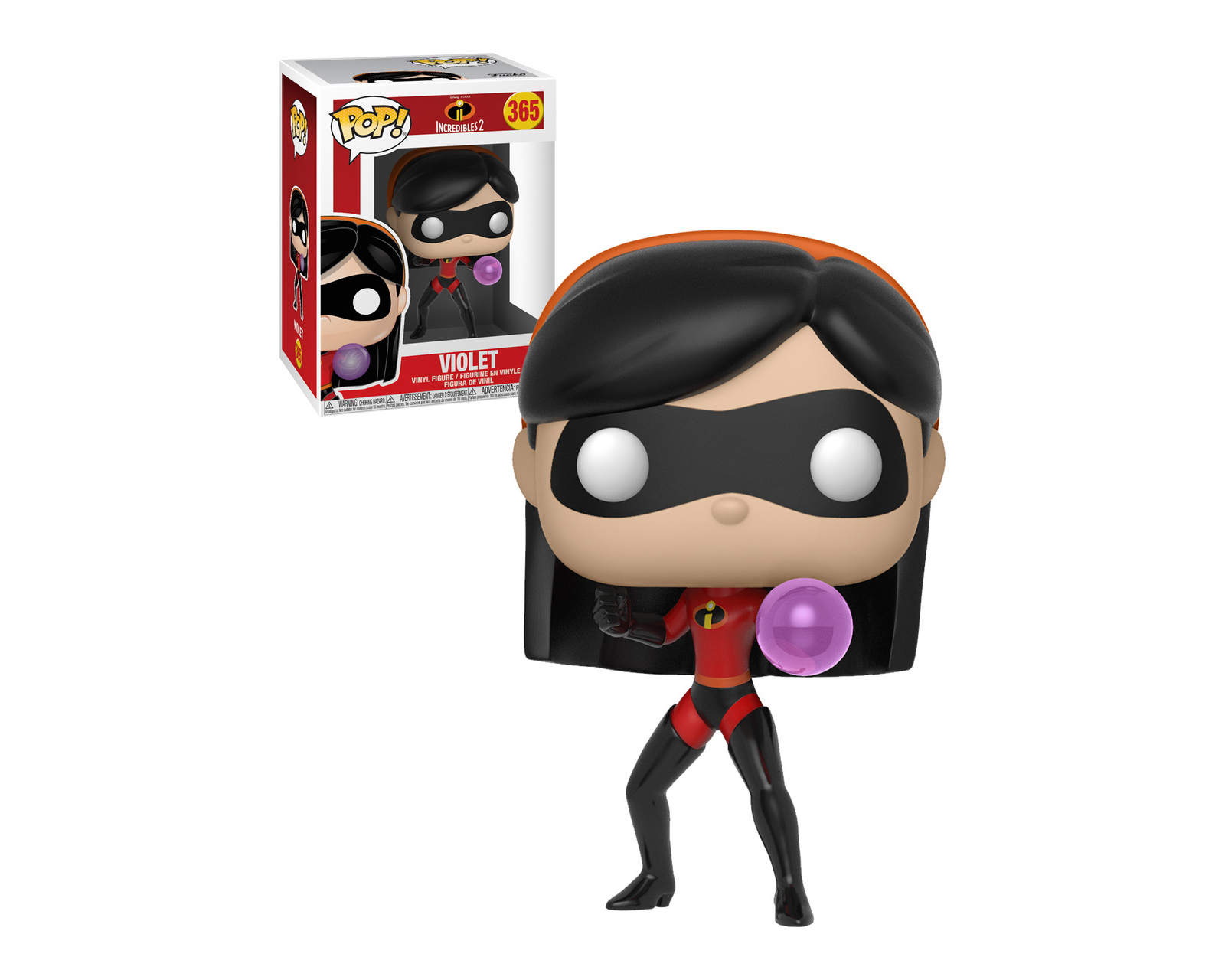 Foto 2 pulgar | Funko Pop Figura Violet 365 The Incredibles 2 Pixar Violeta