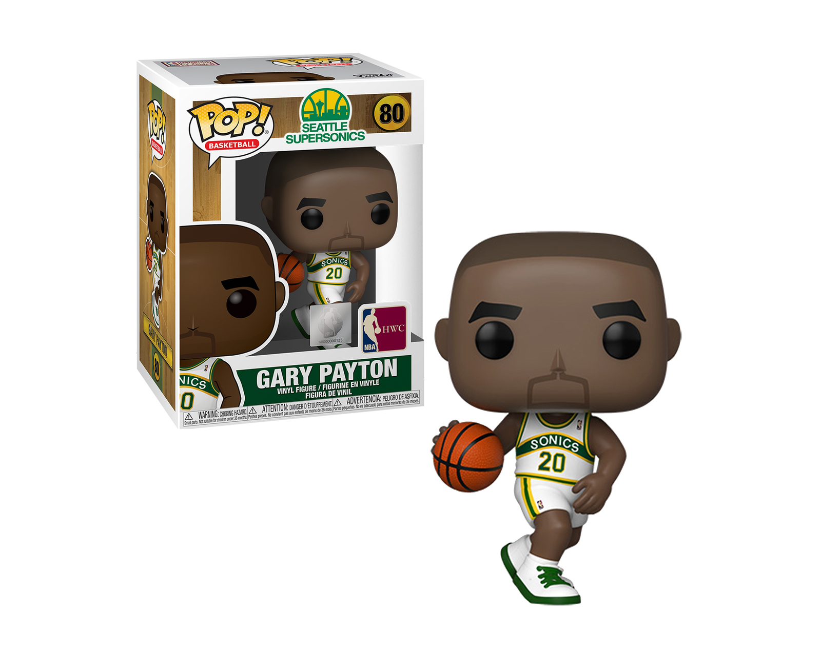 Foto 2 pulgar | Funko Pop Deportes Figura Gary Payton 80 Seattle Supersonics