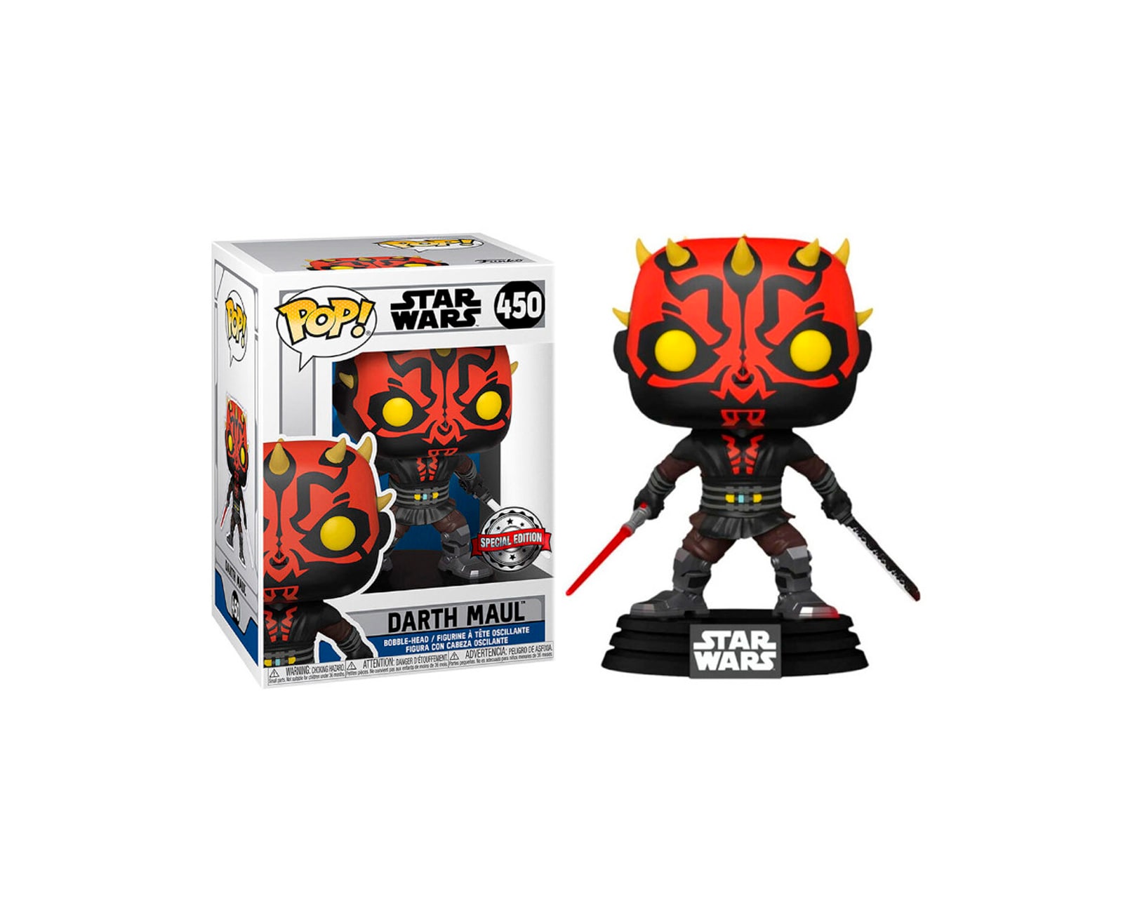 Figura Funko Pop Darth Maul 450 Star Wars Edición Especial $480