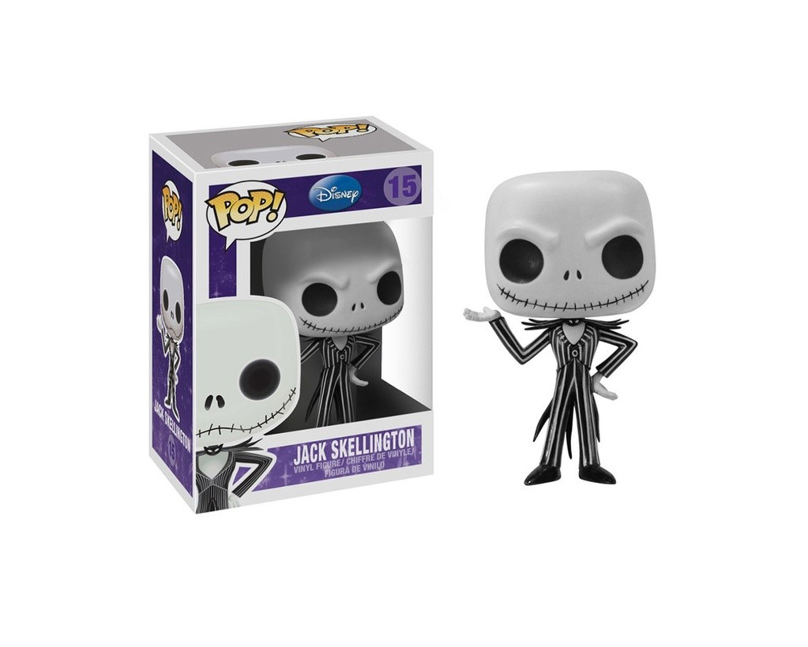 Foto 2 pulgar | Funko Pop Figura Jack Skellington 15 Disney el Mundo Extraño