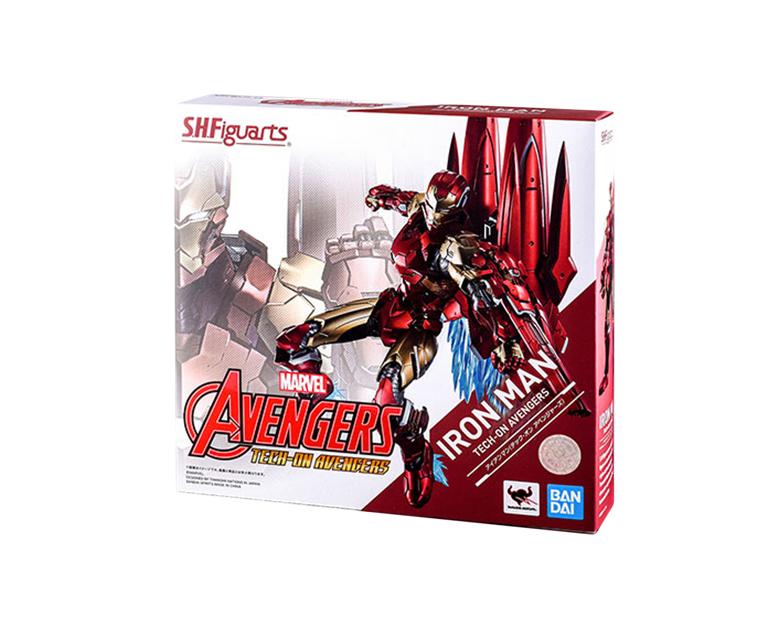 Foto 2 | Figura Bandai Iron Man Tech On Avengers Sh Figuarts