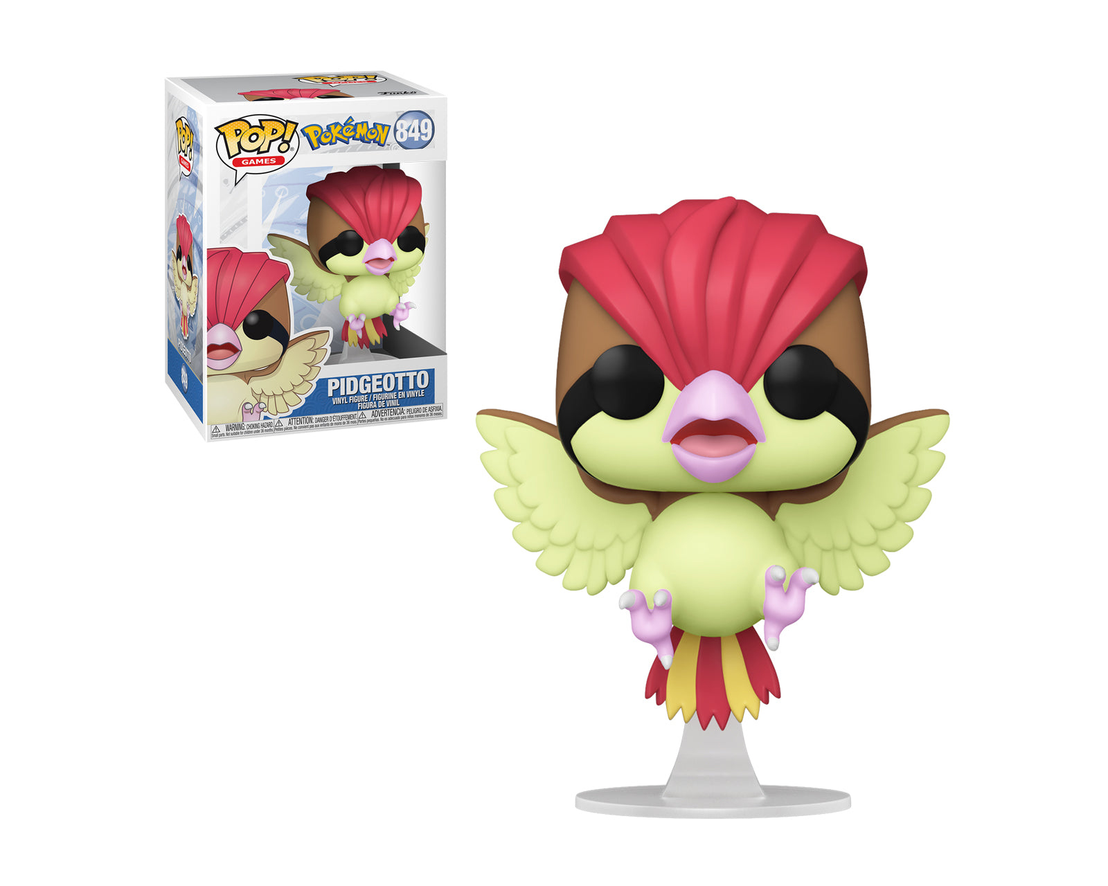 Figura Pidgeotto 849 Pokemon Funko Pop