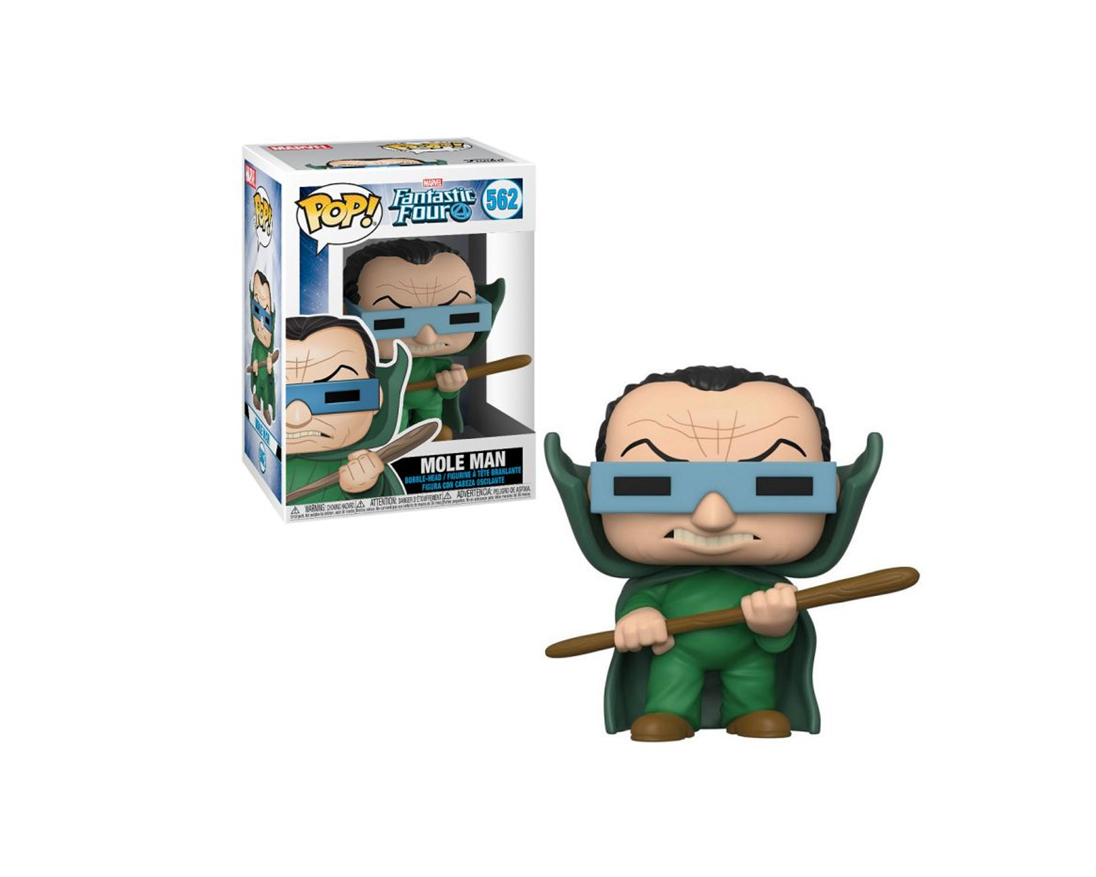 Foto 2 pulgar | Figura Funko Pop Mole Man 562 Fantastic Four