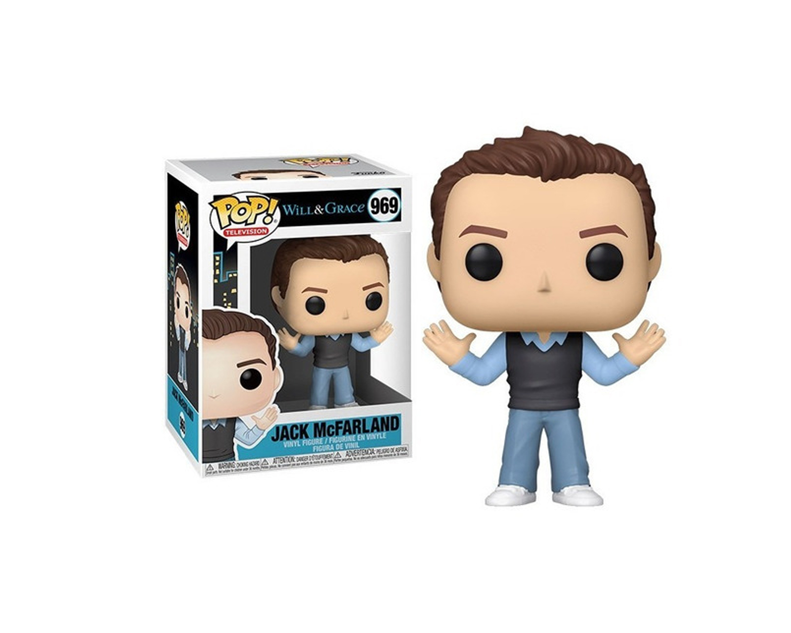 Foto 2 pulgar | Figura Funko Pop Jack Mcfarland 969 Will & Grace