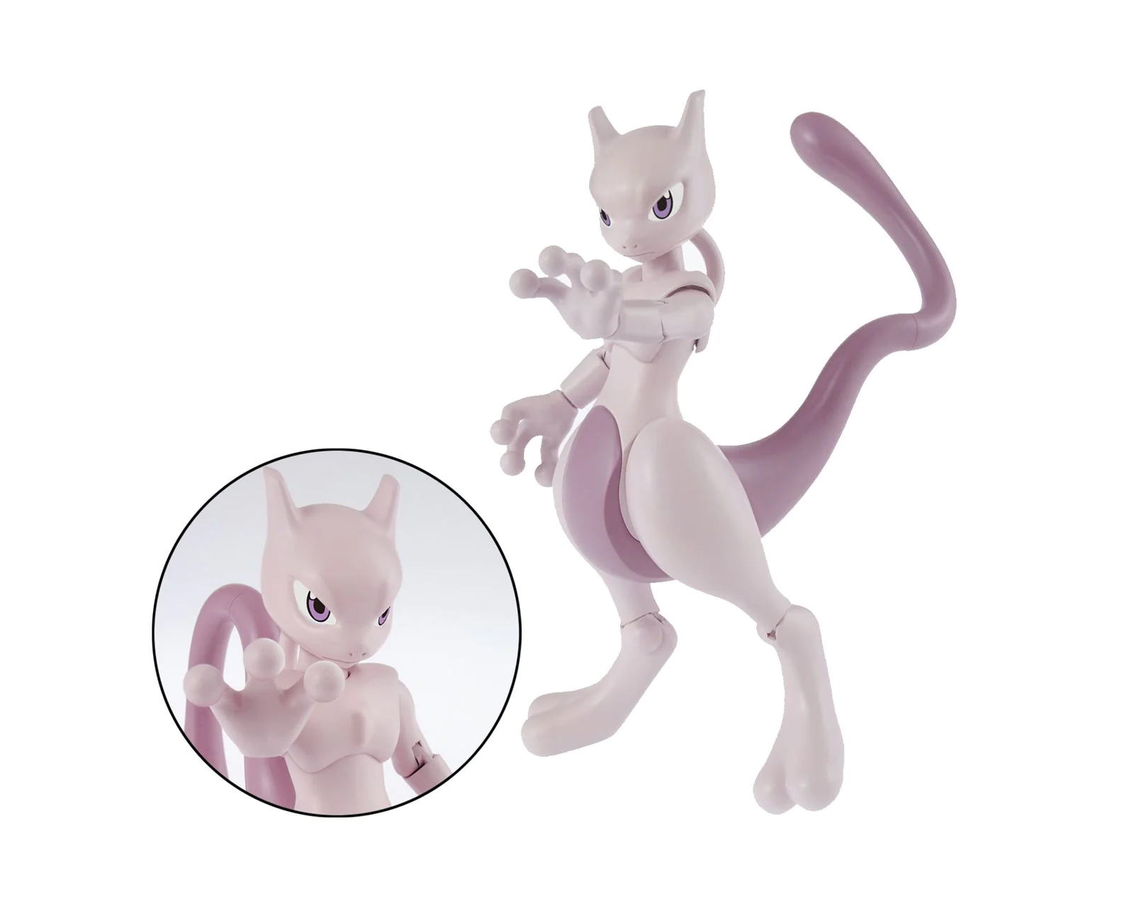 Foto 3 pulgar | Figura Mewtwo Bandai  Pokemon Model Kit Hobby