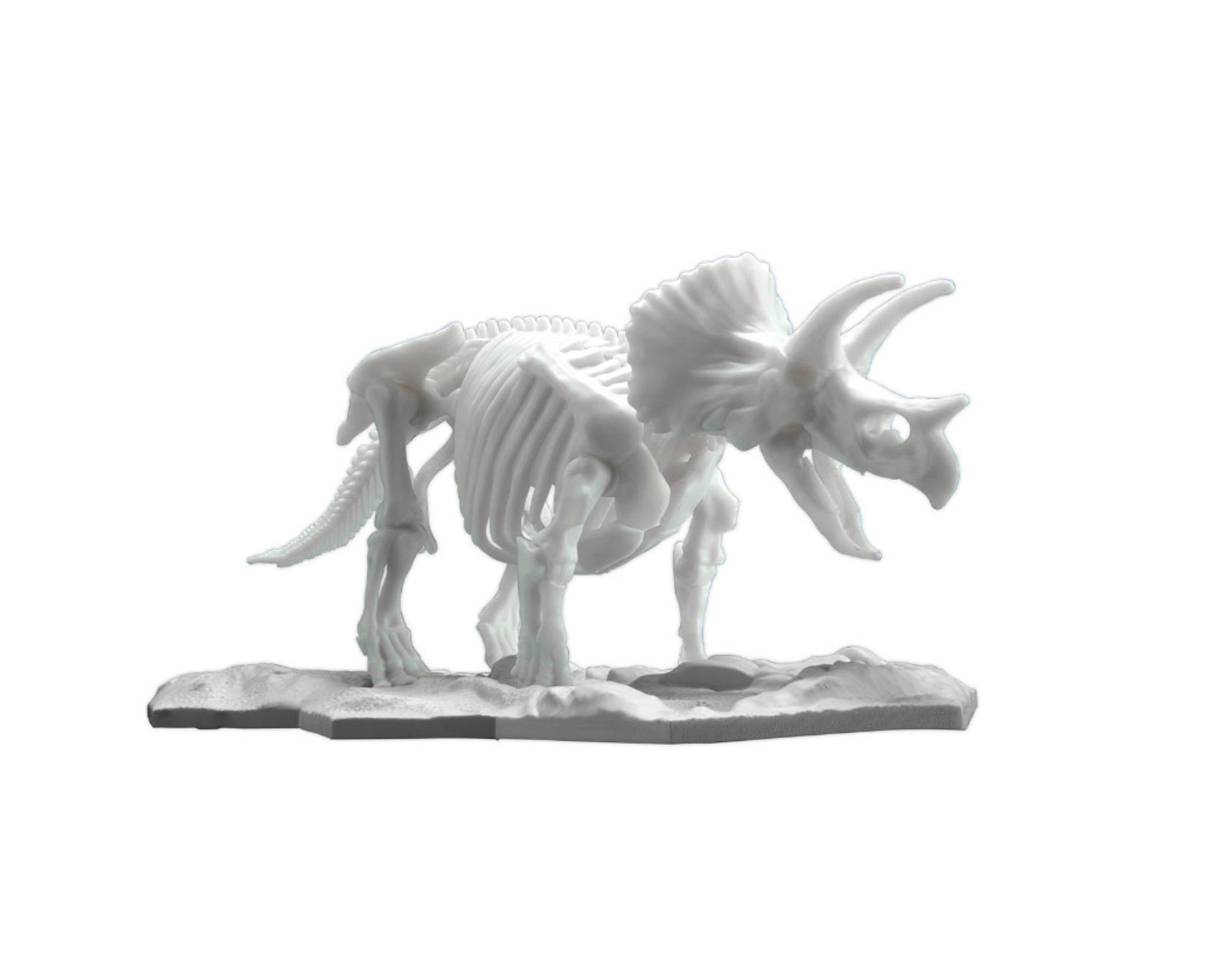 Foto 2 pulgar | Figura Bandai Skeleton Triceratops Dinosaur Model Kit Limex Hobby