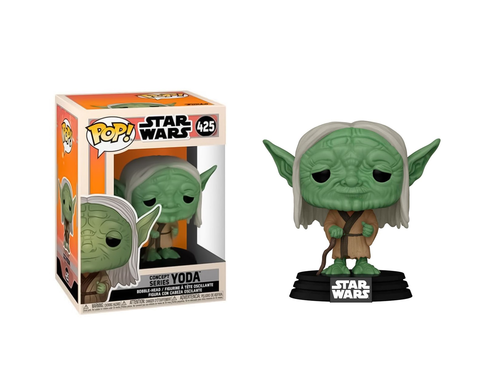 Figura Funko Pop Yoda Concept Series 425 Star Wars $1,760