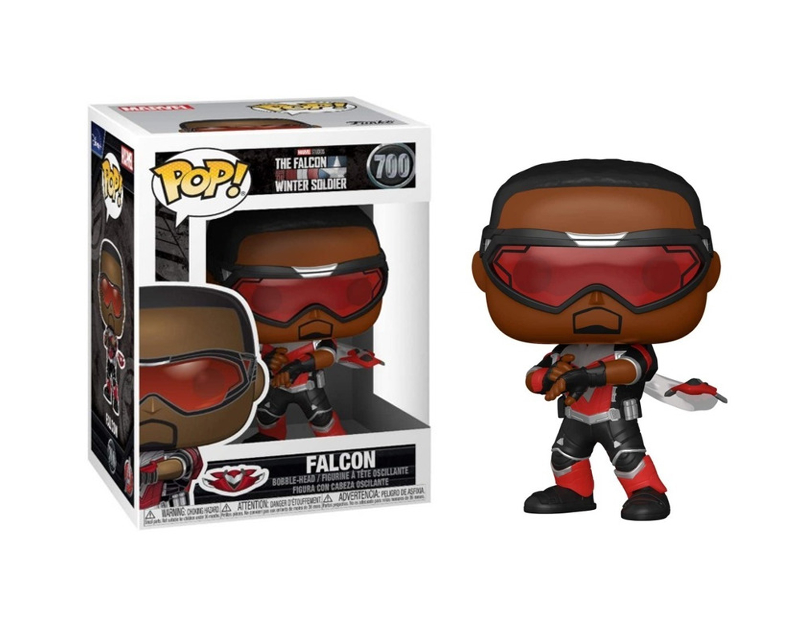 Foto 2 pulgar | Figura Funko Pop Falcon 700 The Falcon And Winter Soldier