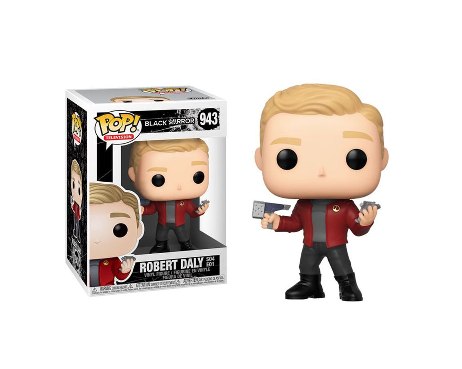 Foto 2 pulgar | Figura Funko Pop Robert Daly 943 Black Mirror