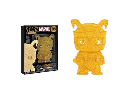 Foto 1 | Figura Funko Pop Loki 05 Marvel Gold Glitter Pin