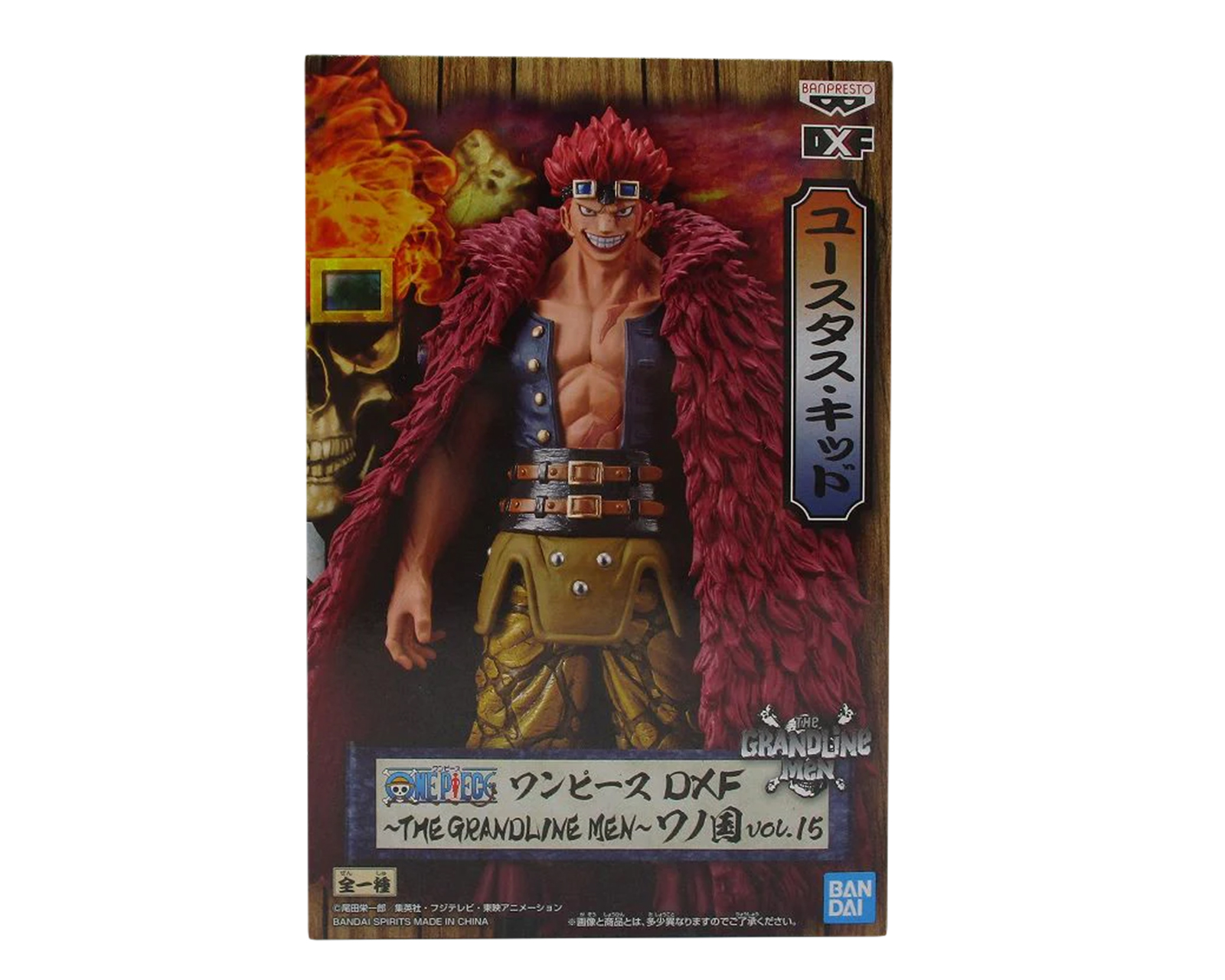 Foto 3 pulgar | Figura Banpresto Wanokuni Eustass Kid One Piece Grandline Men Dxf